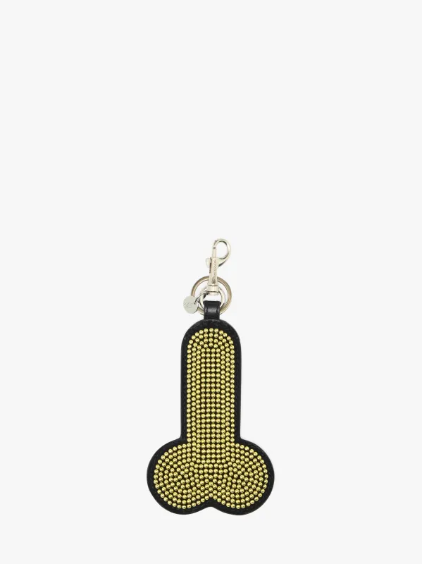PLEASING X JW ANDERSON CRYSTAL PENIS KEYRING sold by J.W. Anderson