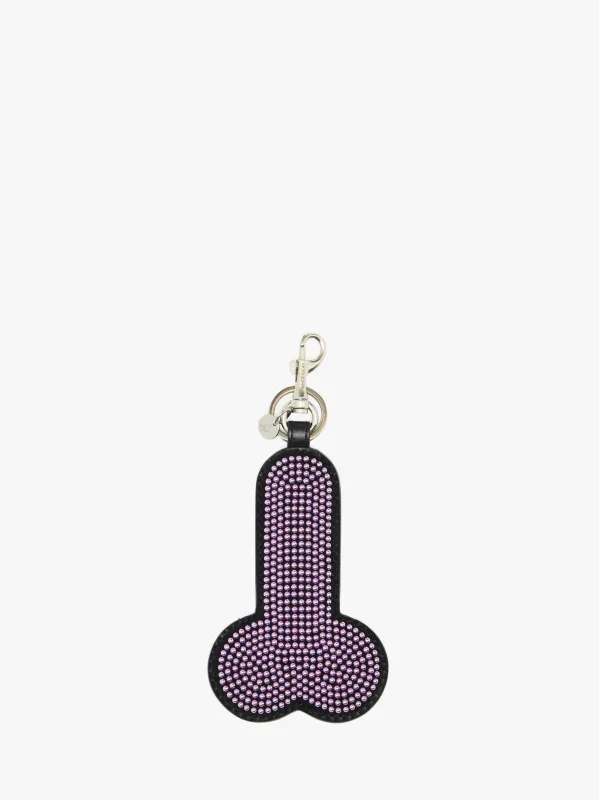 PLEASING X JW ANDERSON CRYSTAL PENIS KEYRING sold by J.W. Anderson