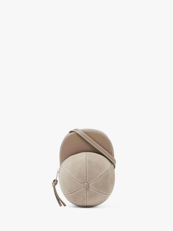 MEDIUM CAP BAG - SUEDE CROSSBODY BAG sold by J.W. Anderson