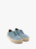 SUEDE LACE-FRONT PLATFORM ESPADRILLES sold by J.W. Anderson