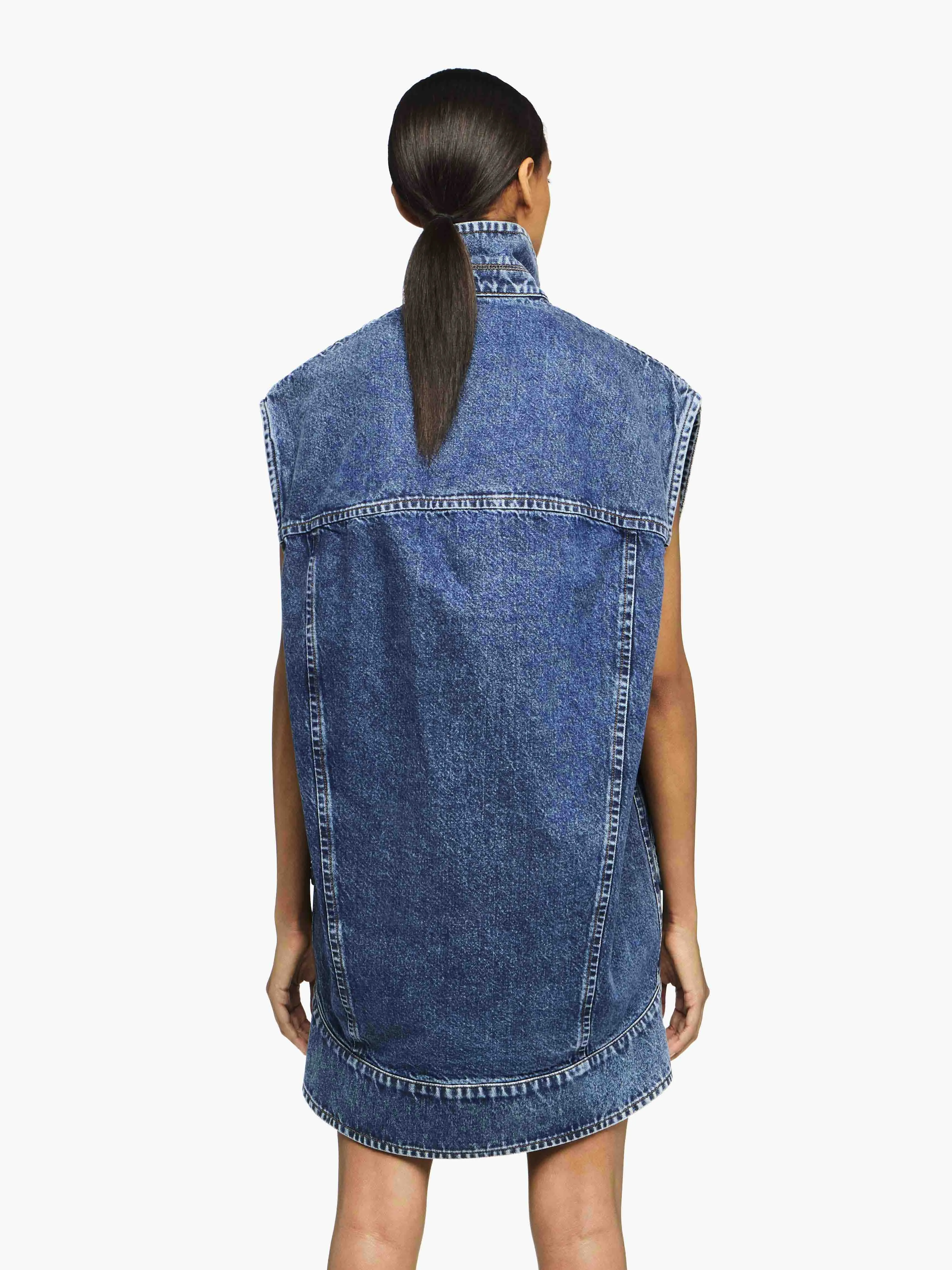 OVERSIZED SLEEVELESS HIGH NECK JACKET sold by J.W. Anderson product image thumbnail 3