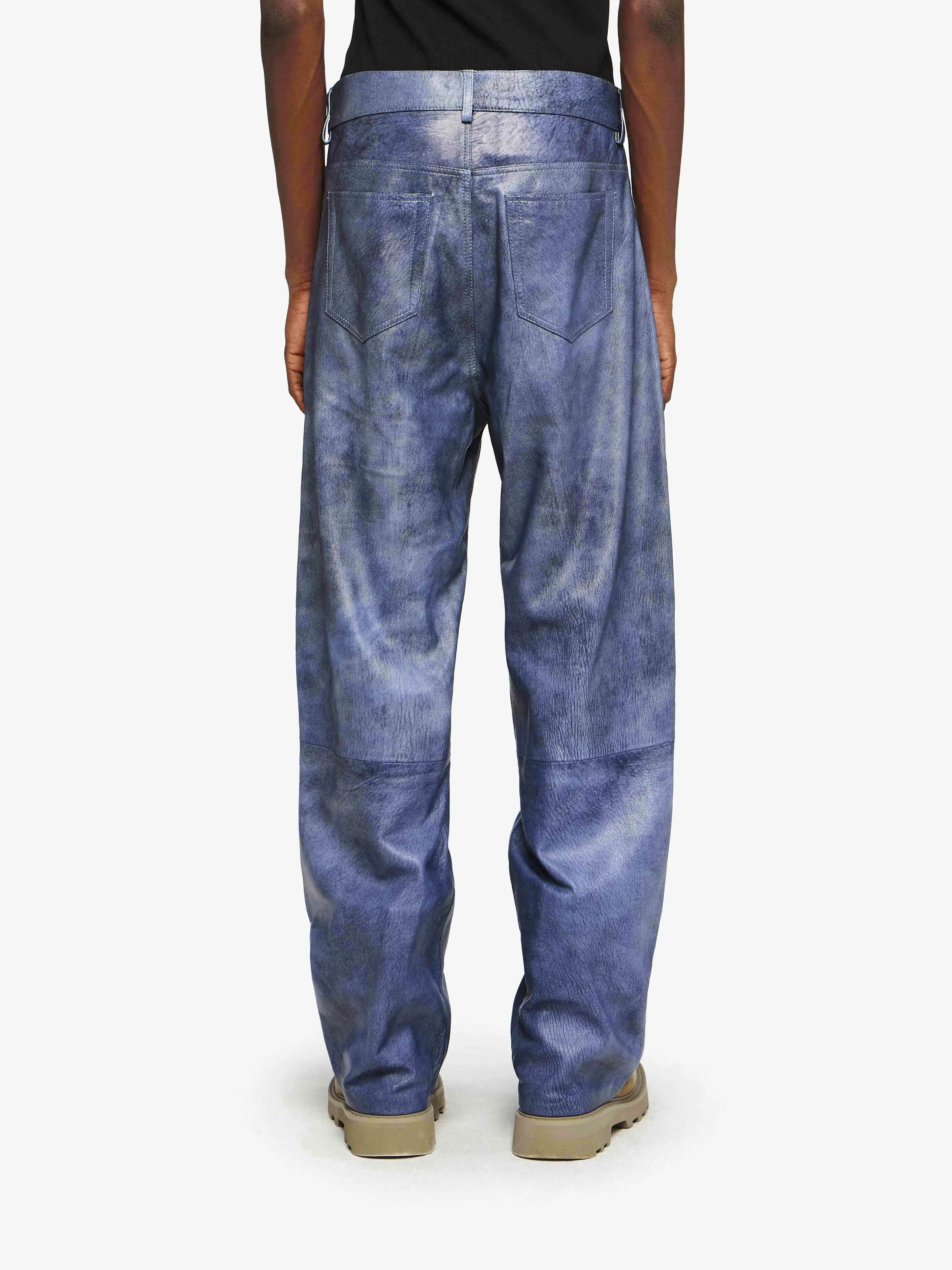 STRAIGHT LEG LEATHER TROUSERS sold by J.W. Anderson product image thumbnail 3