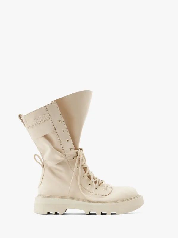 COMBAT LEATHER BOOTS sold by J.W. Anderson