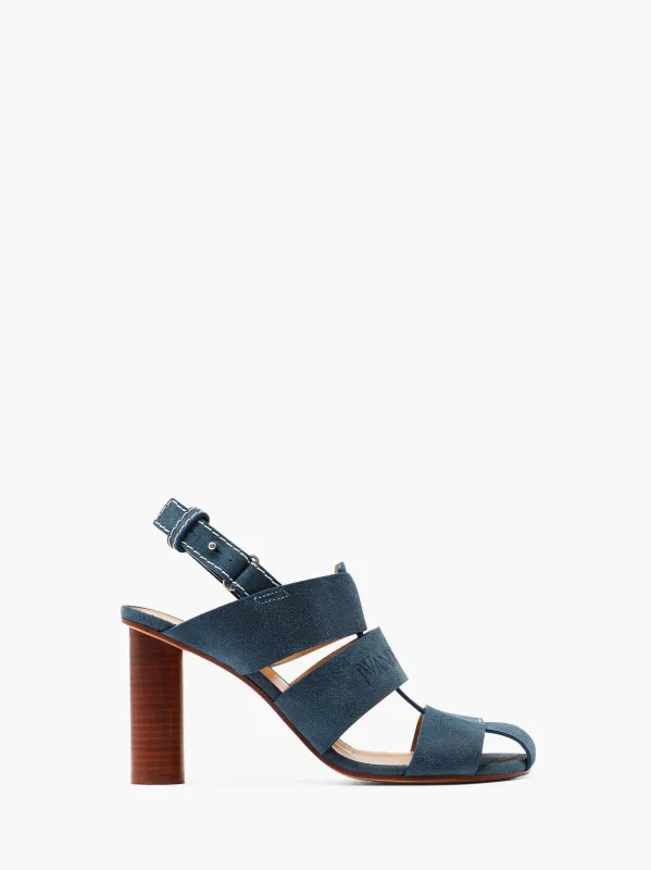 SUEDE HEELED FISHERMAN SANDALS sold by J.W. Anderson