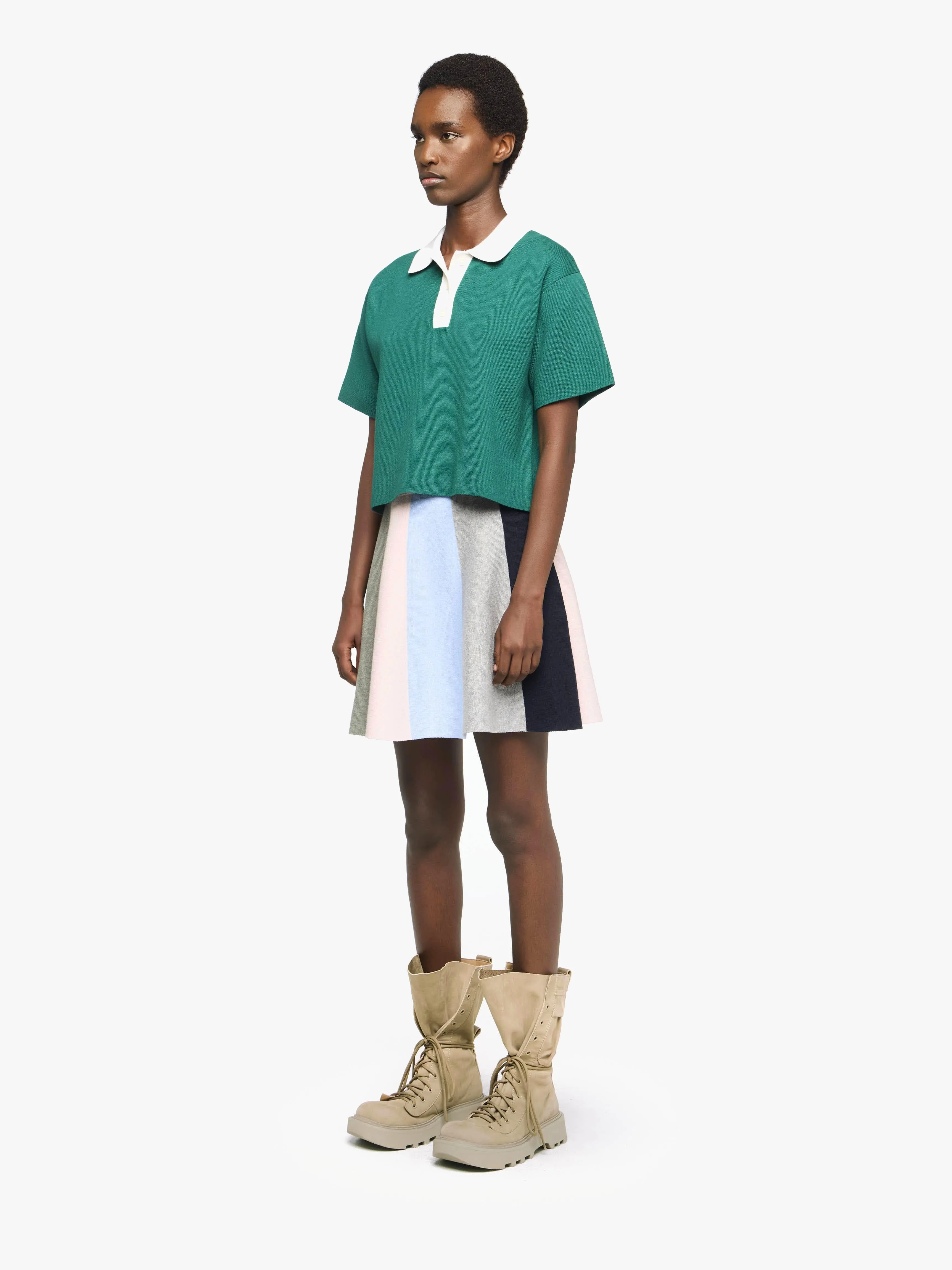 PANELLED SCARF-KNIT SKIRT sold by J.W. Anderson product image thumbnail 4