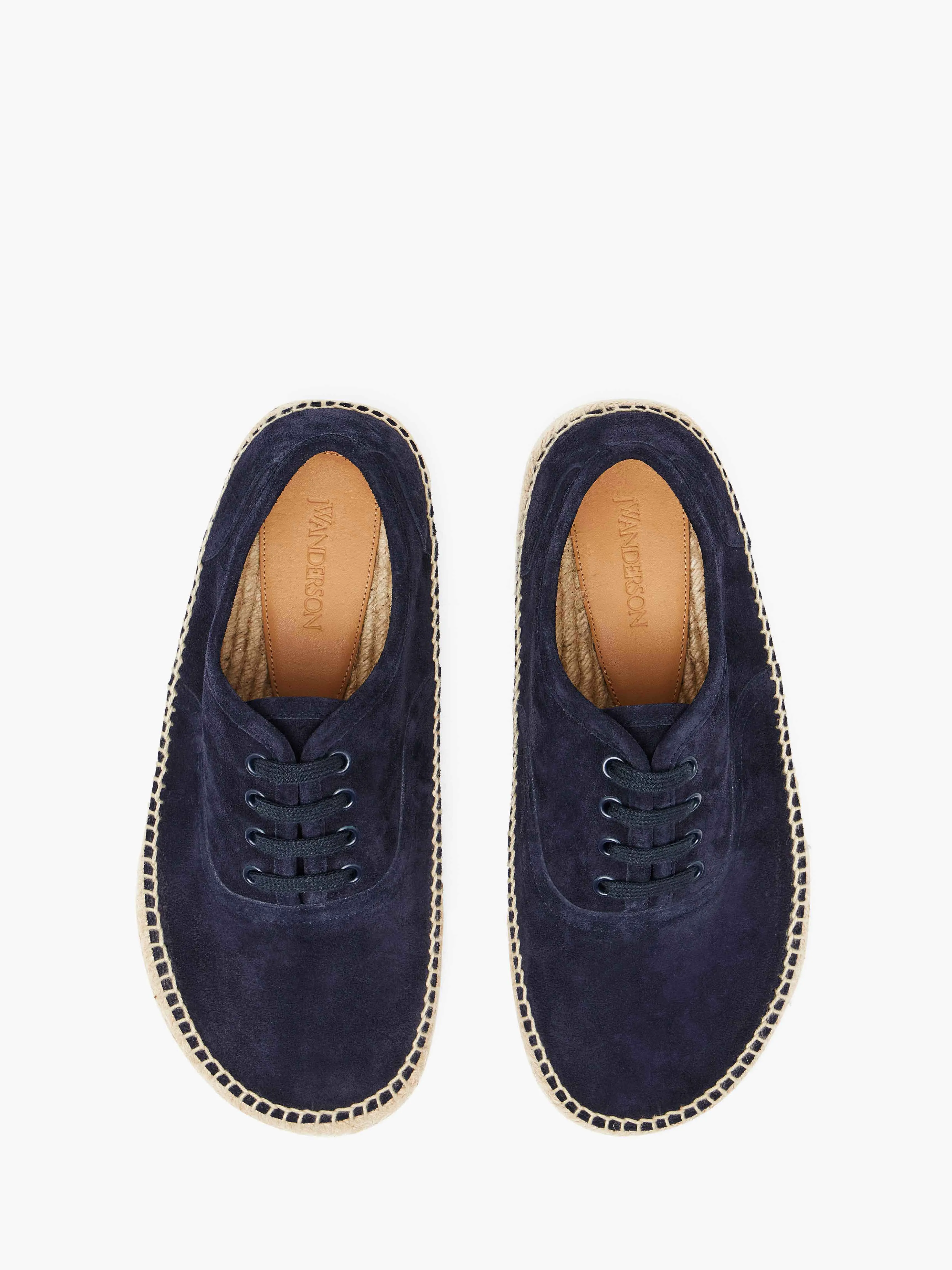 SUEDE LACE-FRONT PLATFORM ESPADRILLE sold by J.W. Anderson product image thumbnail 4