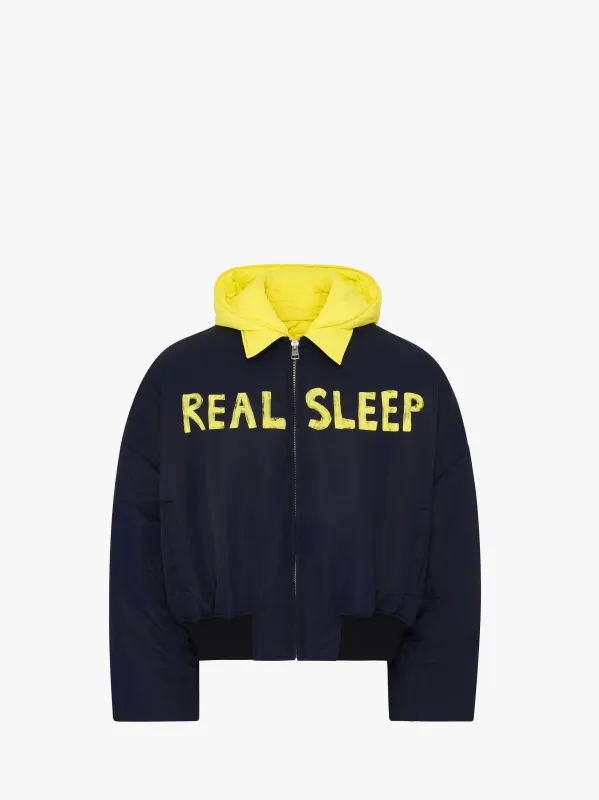 "REAL SLEEP" BOMBER JACKET made by J.W. Anderson
