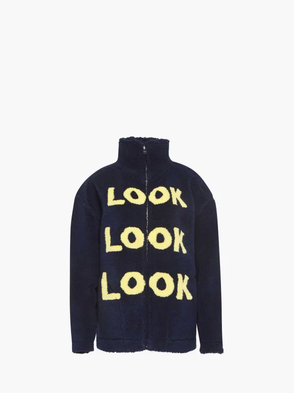 "LOOK LOOK LOOK" ZIP FRONT JACKET sold by J.W. Anderson