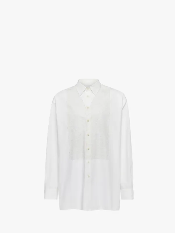 LACE APPLIQUE SHIRT sold by J.W. Anderson