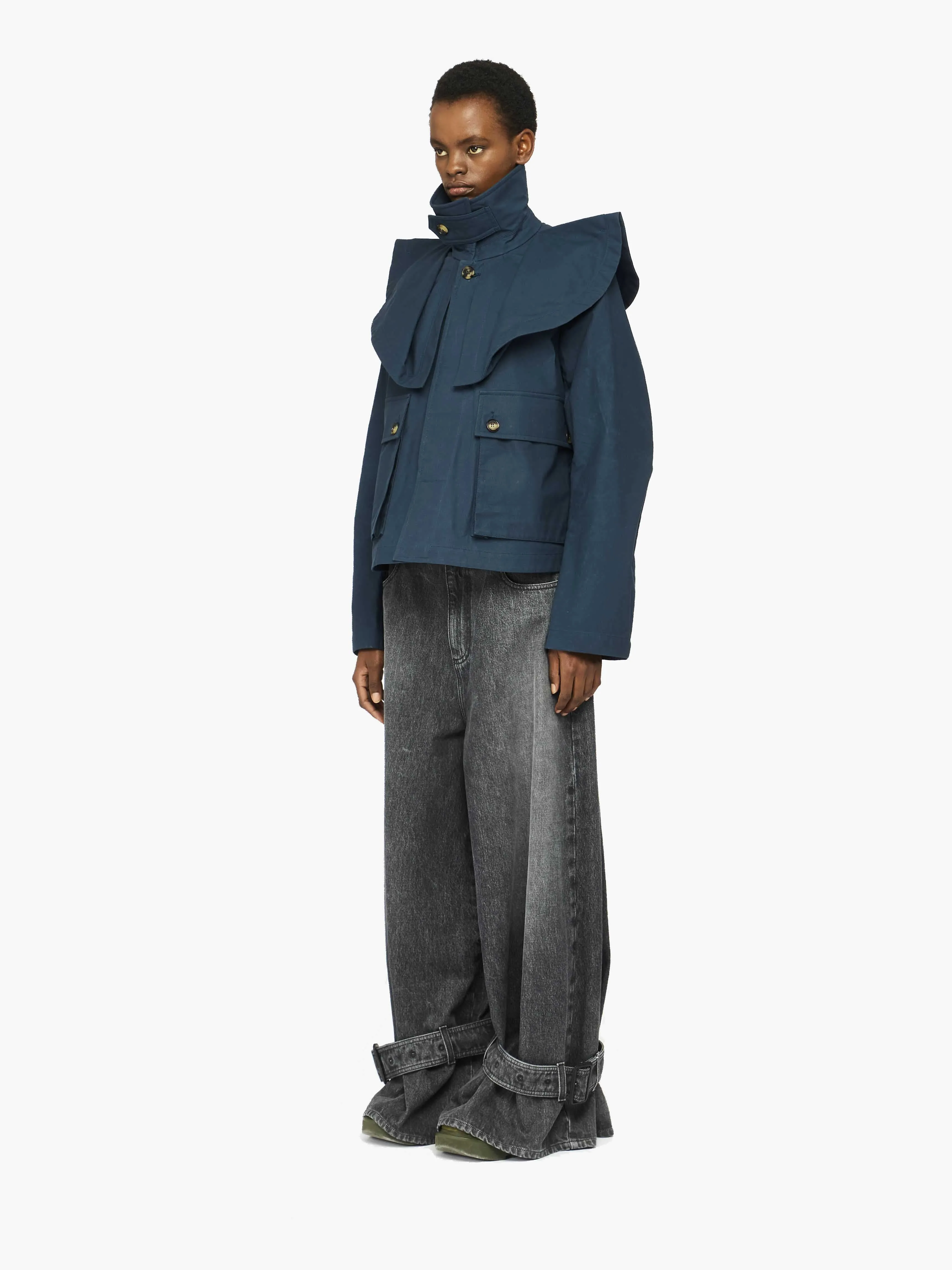OVERSIZED COLLAR TRENCH JACKET sold by J.W. Anderson product image thumbnail 4