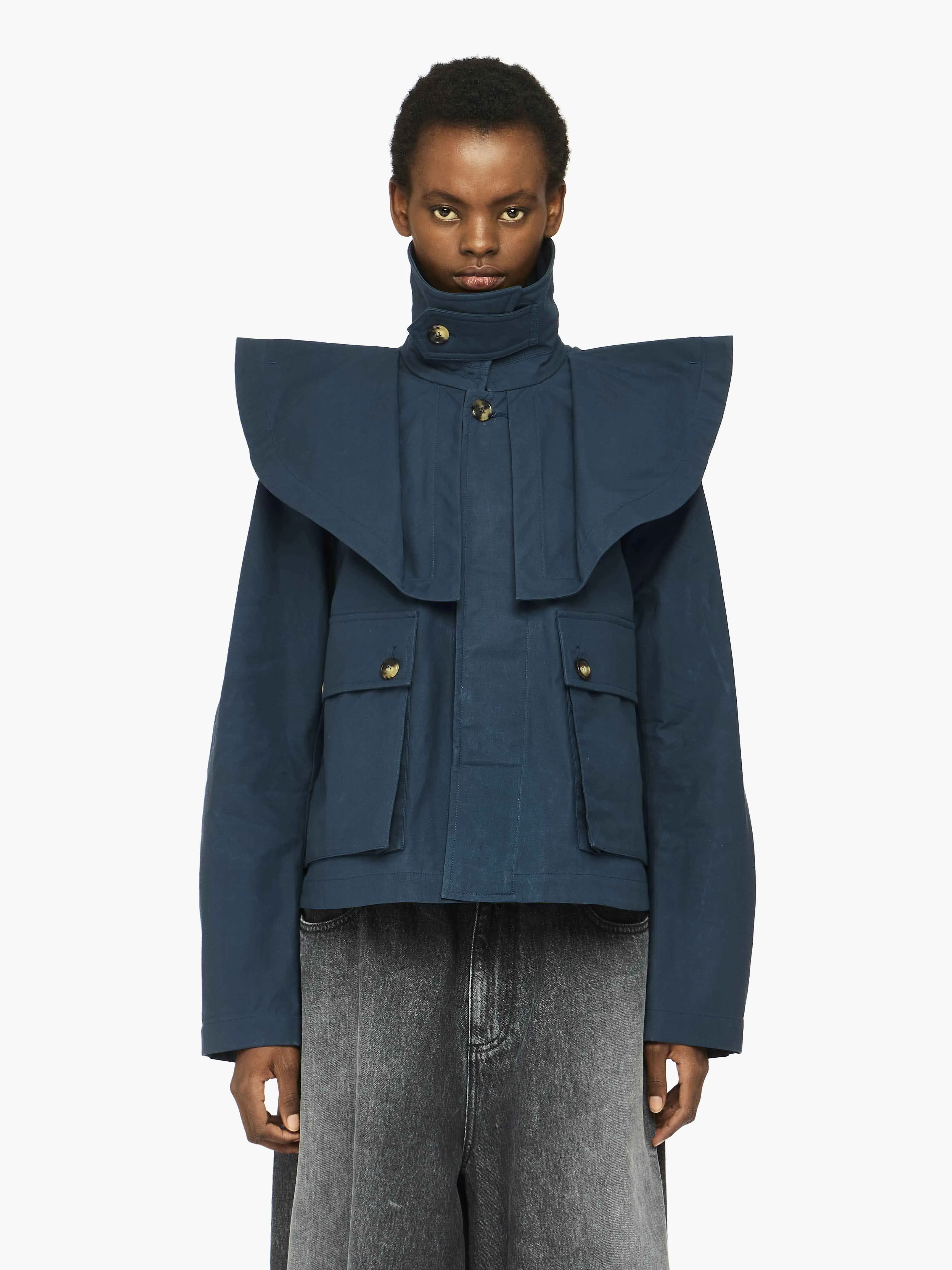 OVERSIZED COLLAR TRENCH JACKET sold by J.W. Anderson product image thumbnail 2