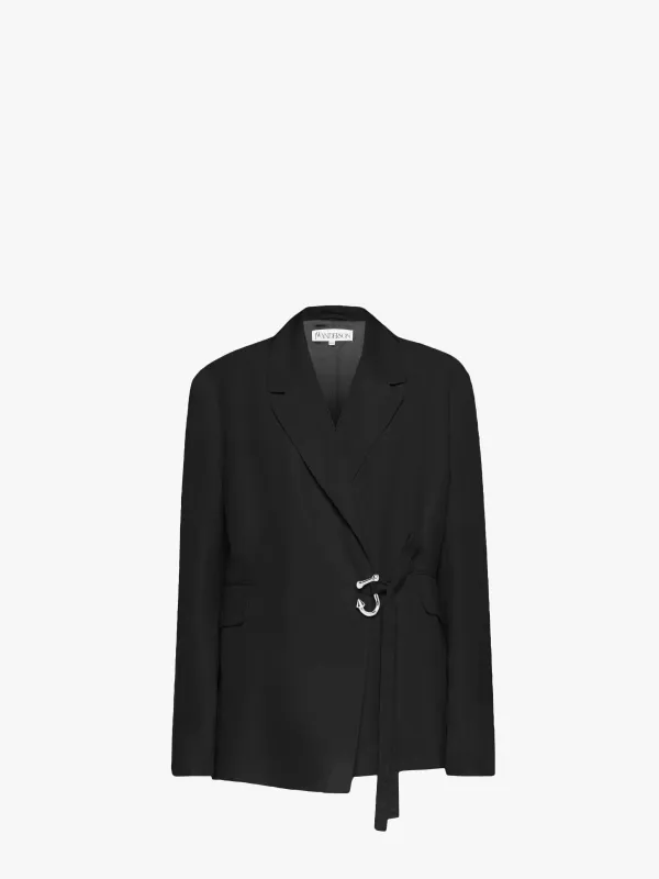 TAILORED WRAP BLAZER made by J.W. Anderson