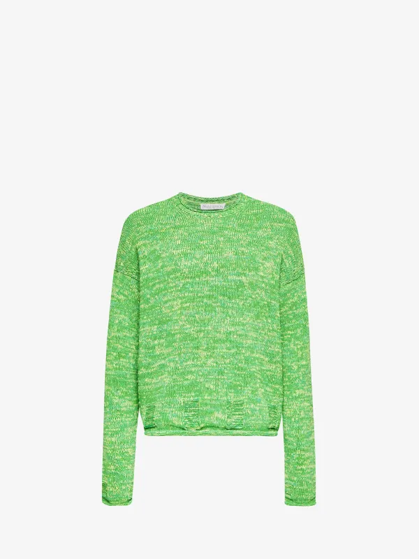 SPACE DYE CREWNECK SWEATER made by J.W. Anderson