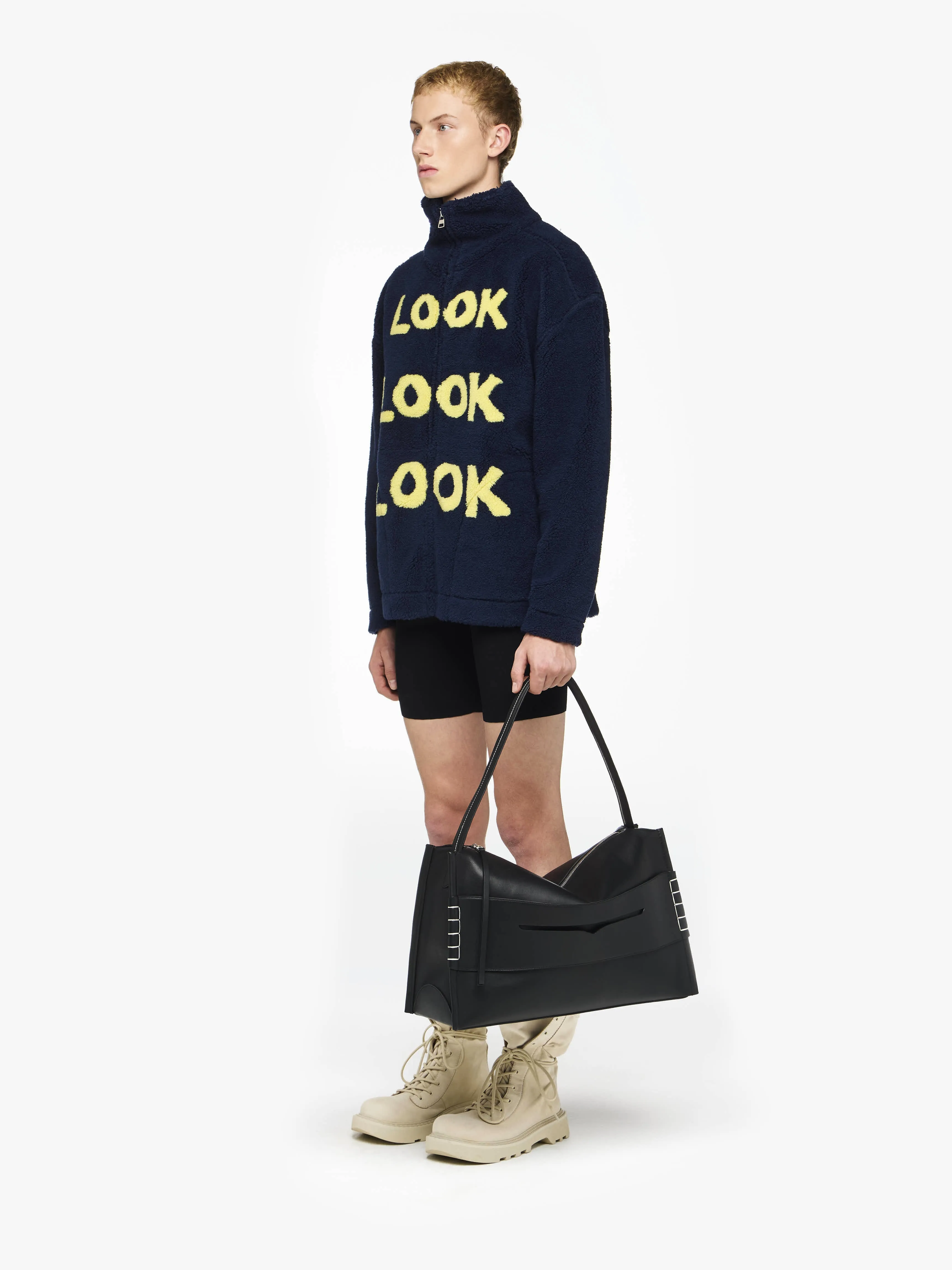 "LOOK LOOK LOOK" ZIP FRONT JACKET sold by J.W. Anderson product image thumbnail 4
