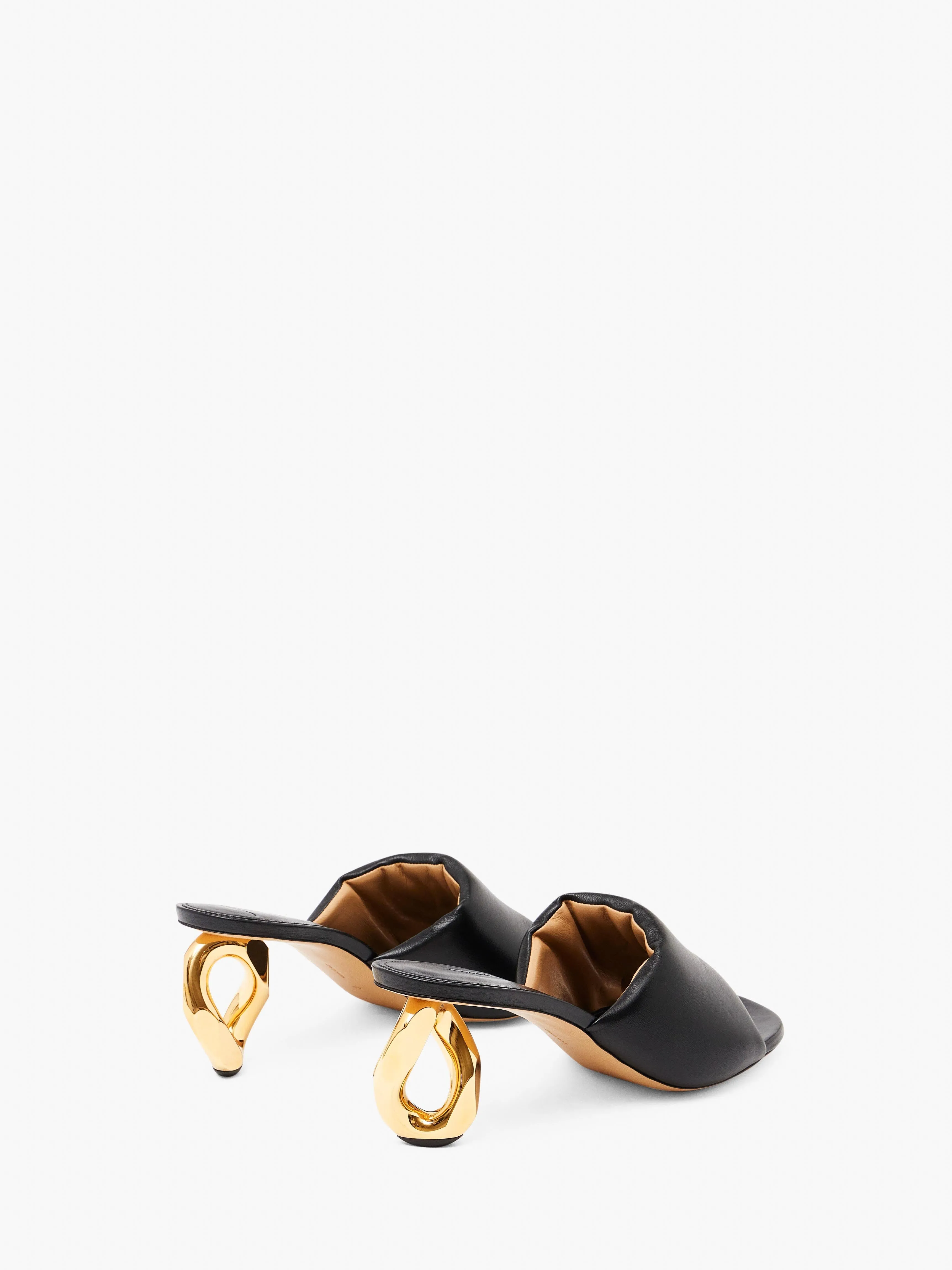 CHAIN HEEL LEATHER MULES sold by J.W. Anderson product image thumbnail 3
