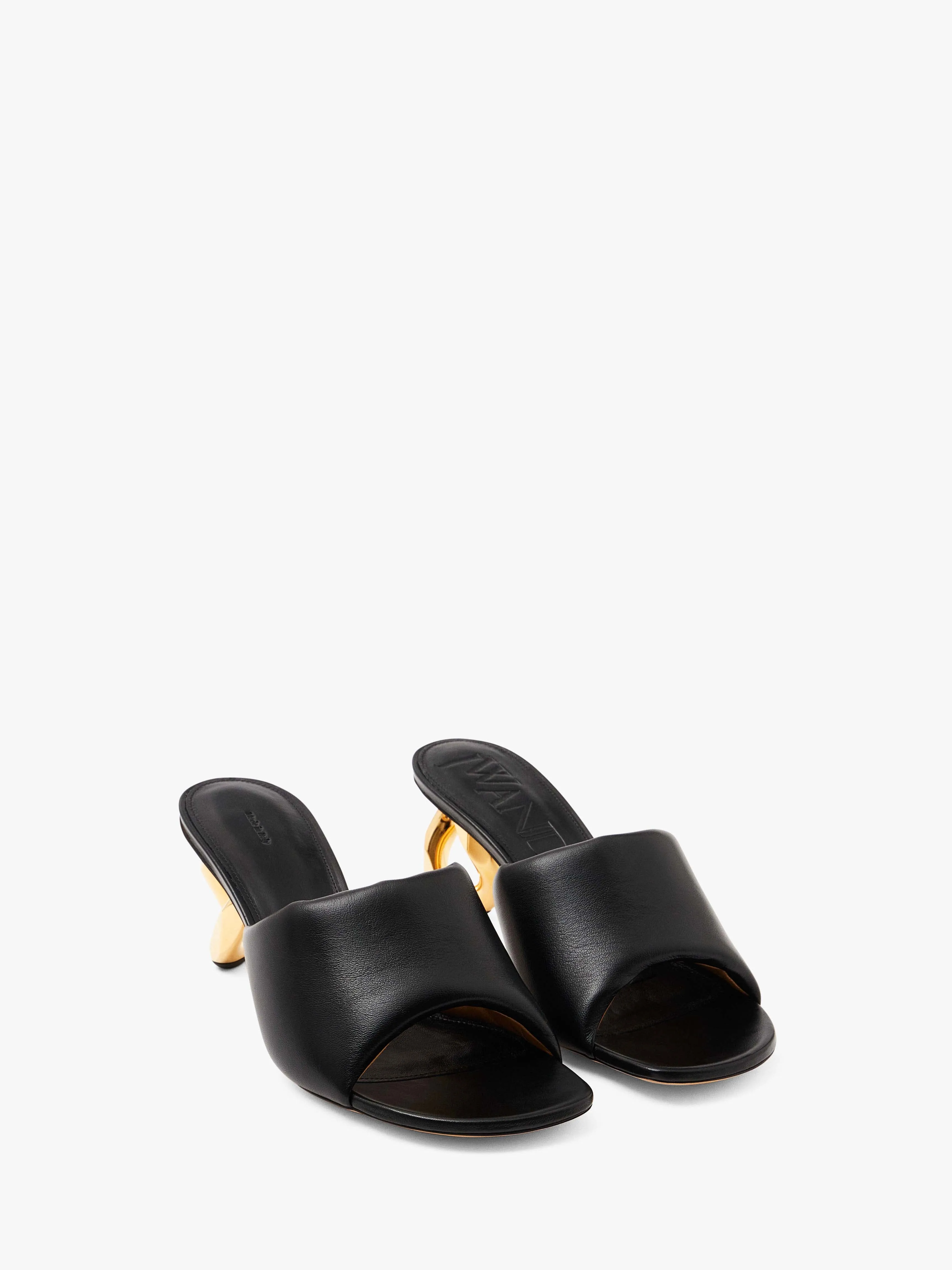 CHAIN HEEL LEATHER MULES sold by J.W. Anderson product image thumbnail 2