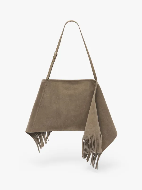 MEDIUM SCARF BAG - SUEDE SHOULDER BAG made by J.W. Anderson