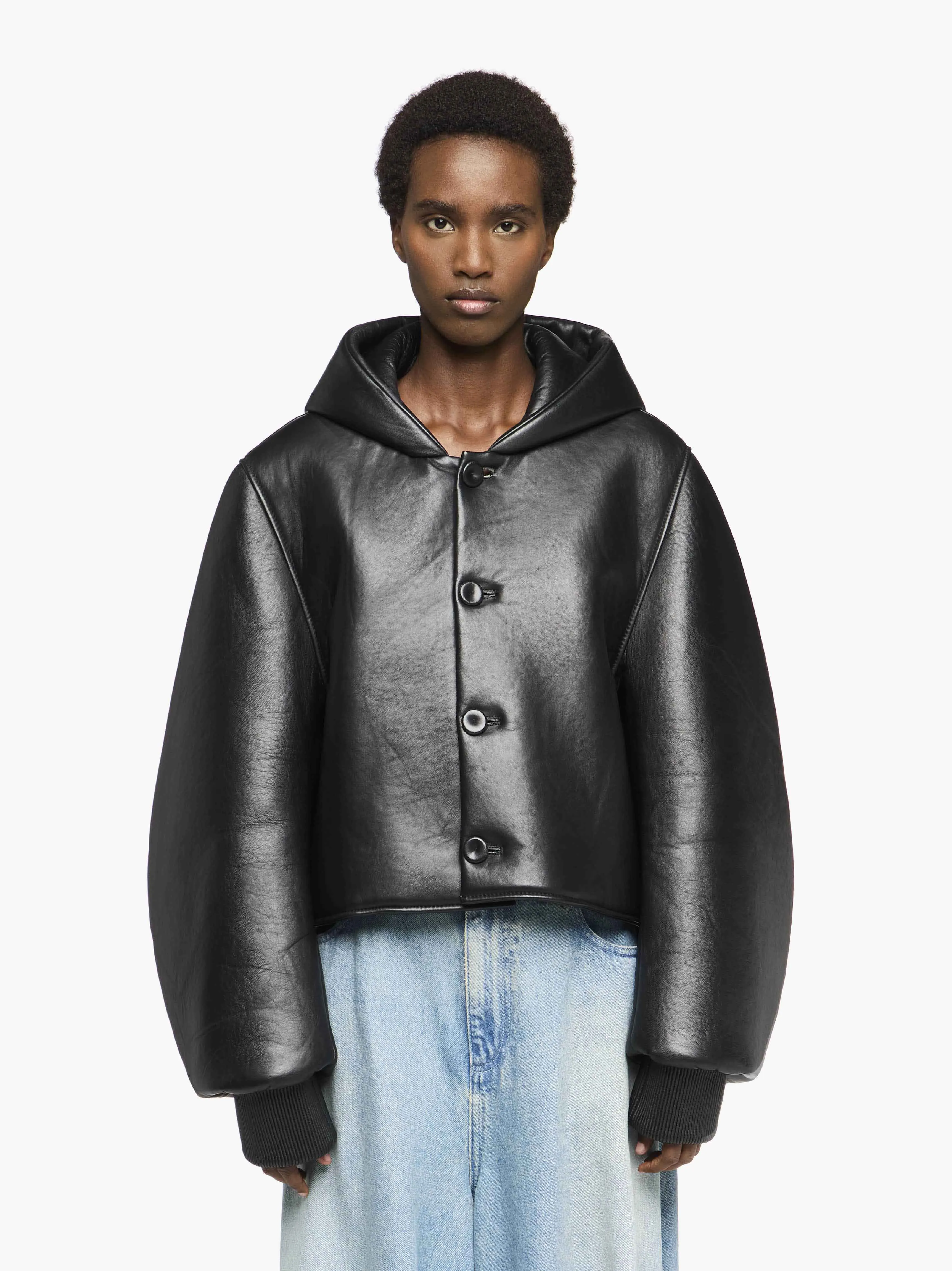CROPPED HOODED BLOUSON JACKET sold by J.W. Anderson product image thumbnail 2
