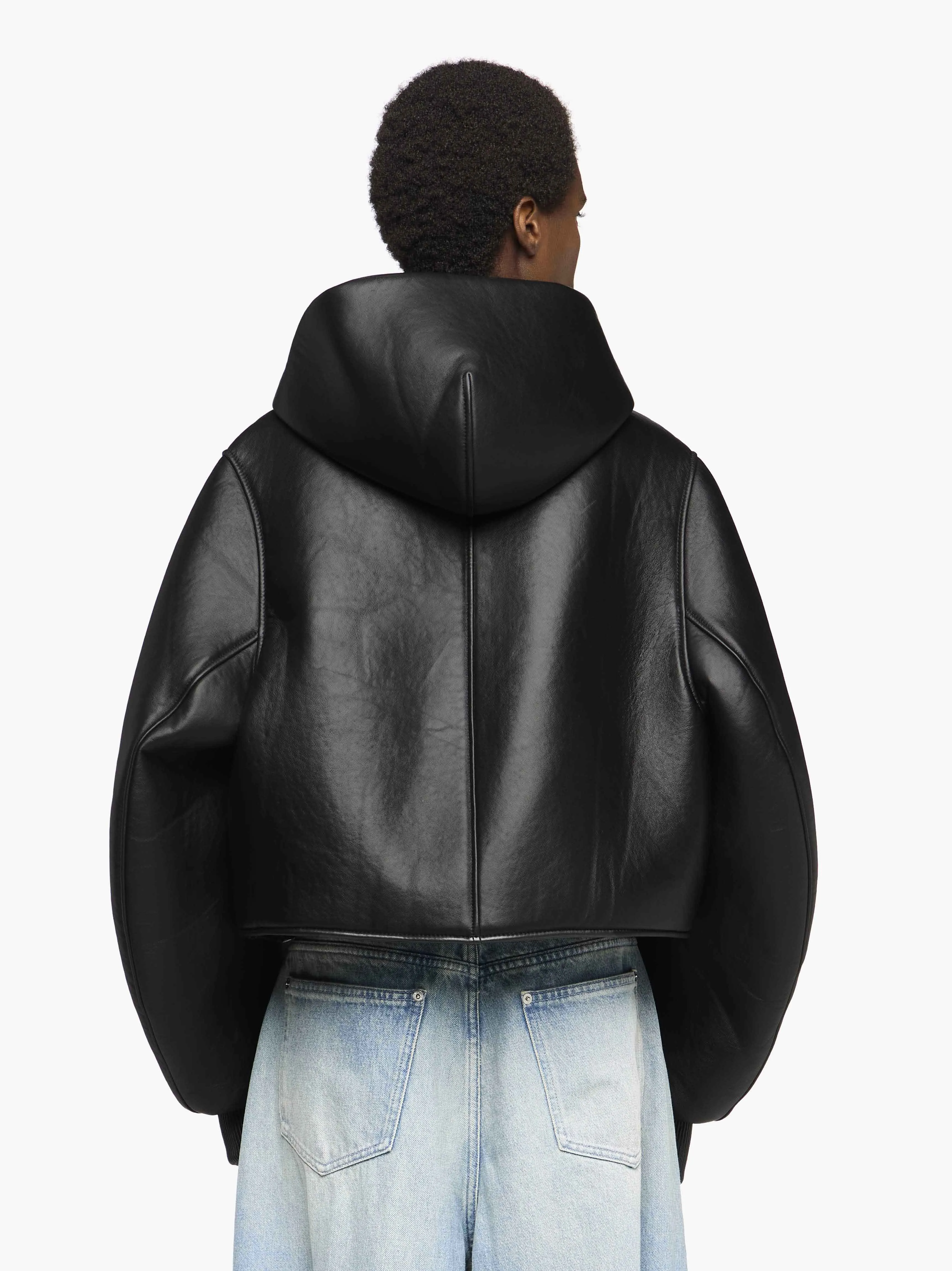 CROPPED HOODED BLOUSON JACKET sold by J.W. Anderson product image thumbnail 3