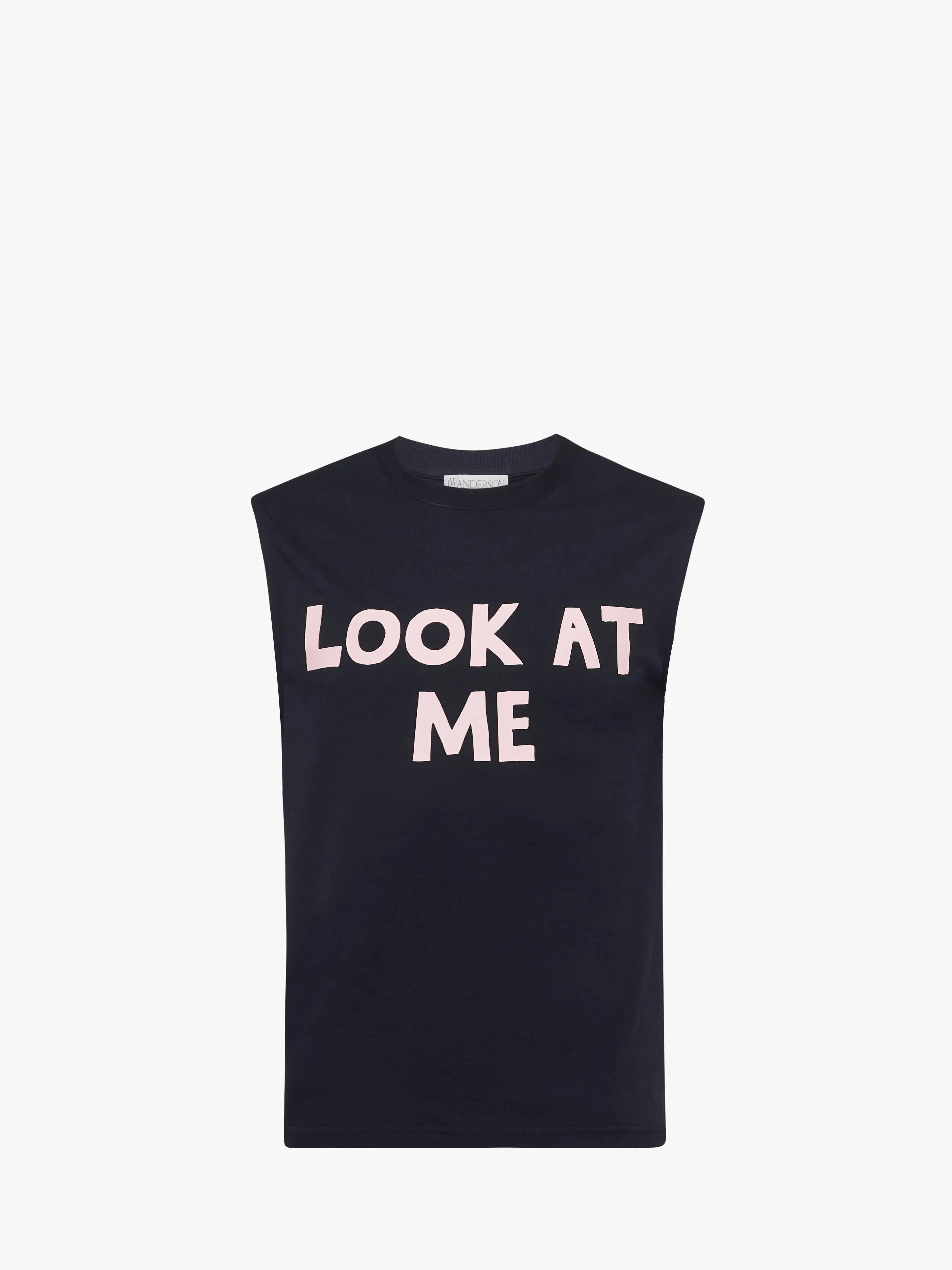 "LOOK AT ME" PRINTED TANK TOP sold by J.W. Anderson