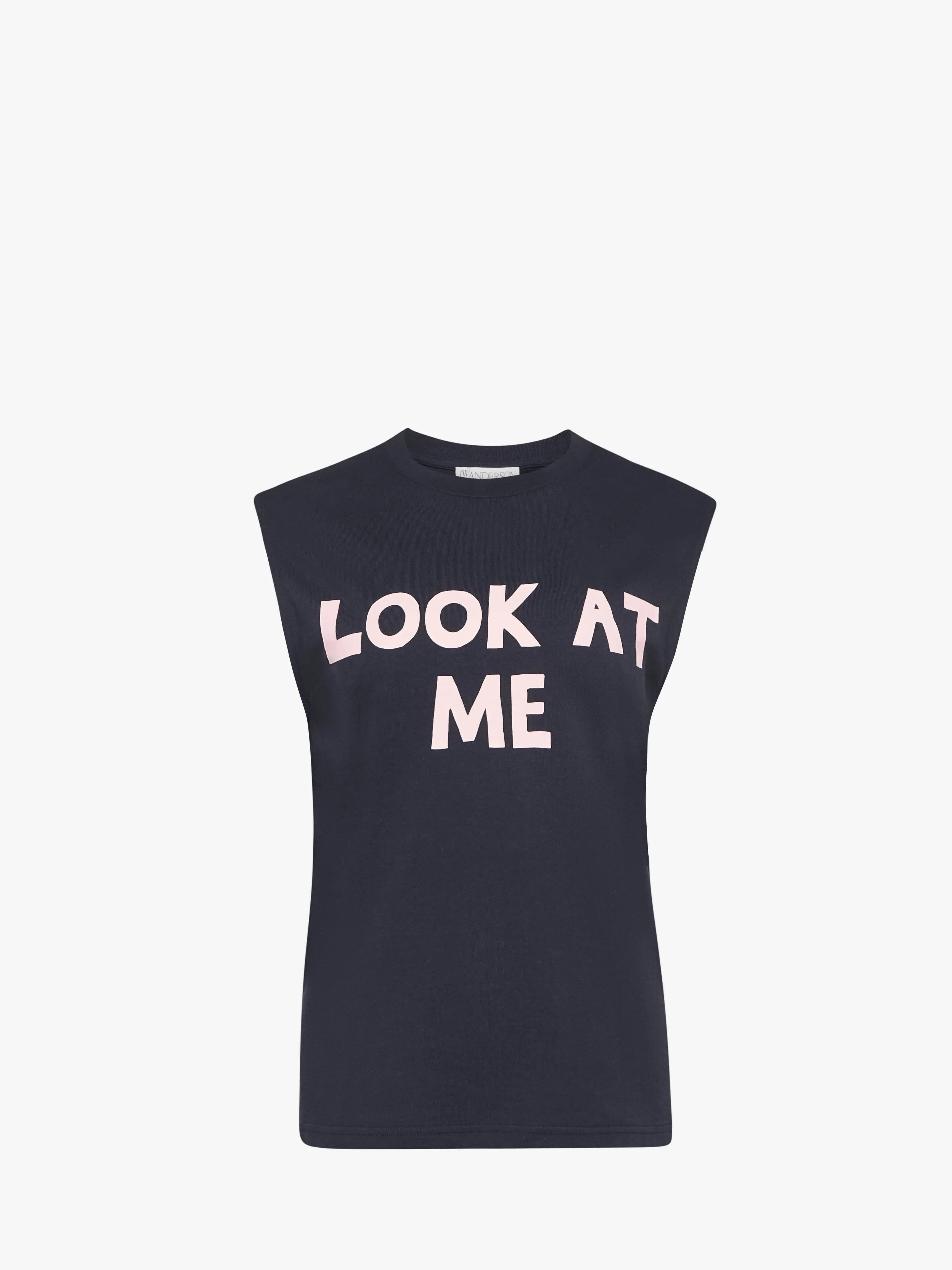 "LOOK AT ME" PRINTED TANK TOP sold by J.W. Anderson