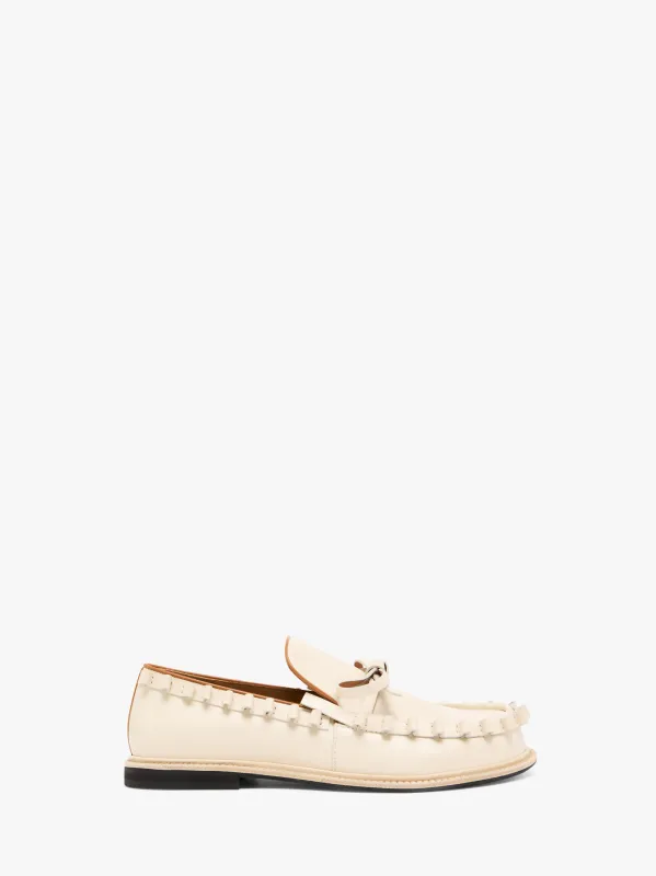 RUFFLE LEATHER MOCCASSIN sold by J.W. Anderson