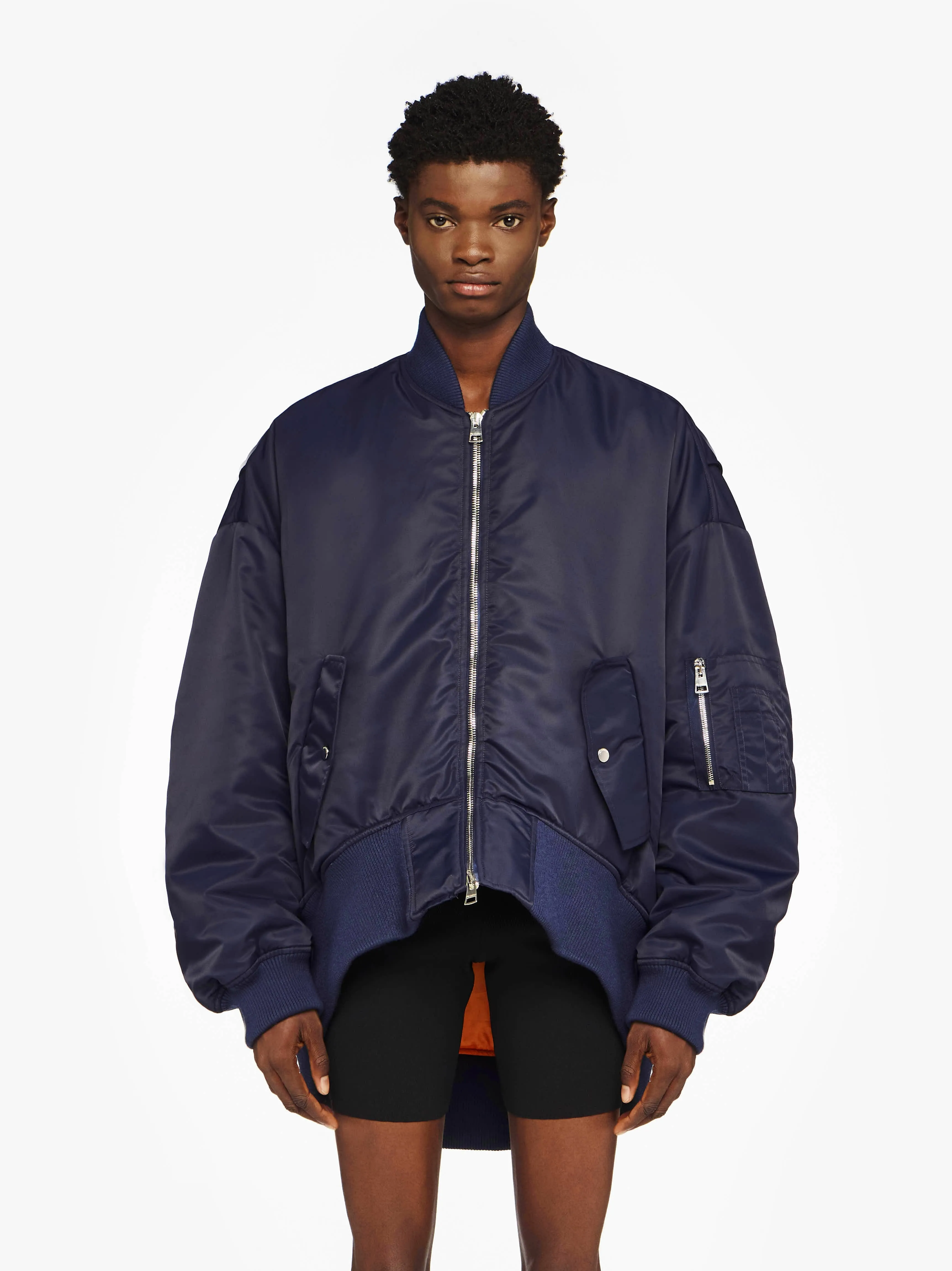 CURVED HEM OVERSIZED BOMBER JACKET sold by J.W. Anderson product image thumbnail 2