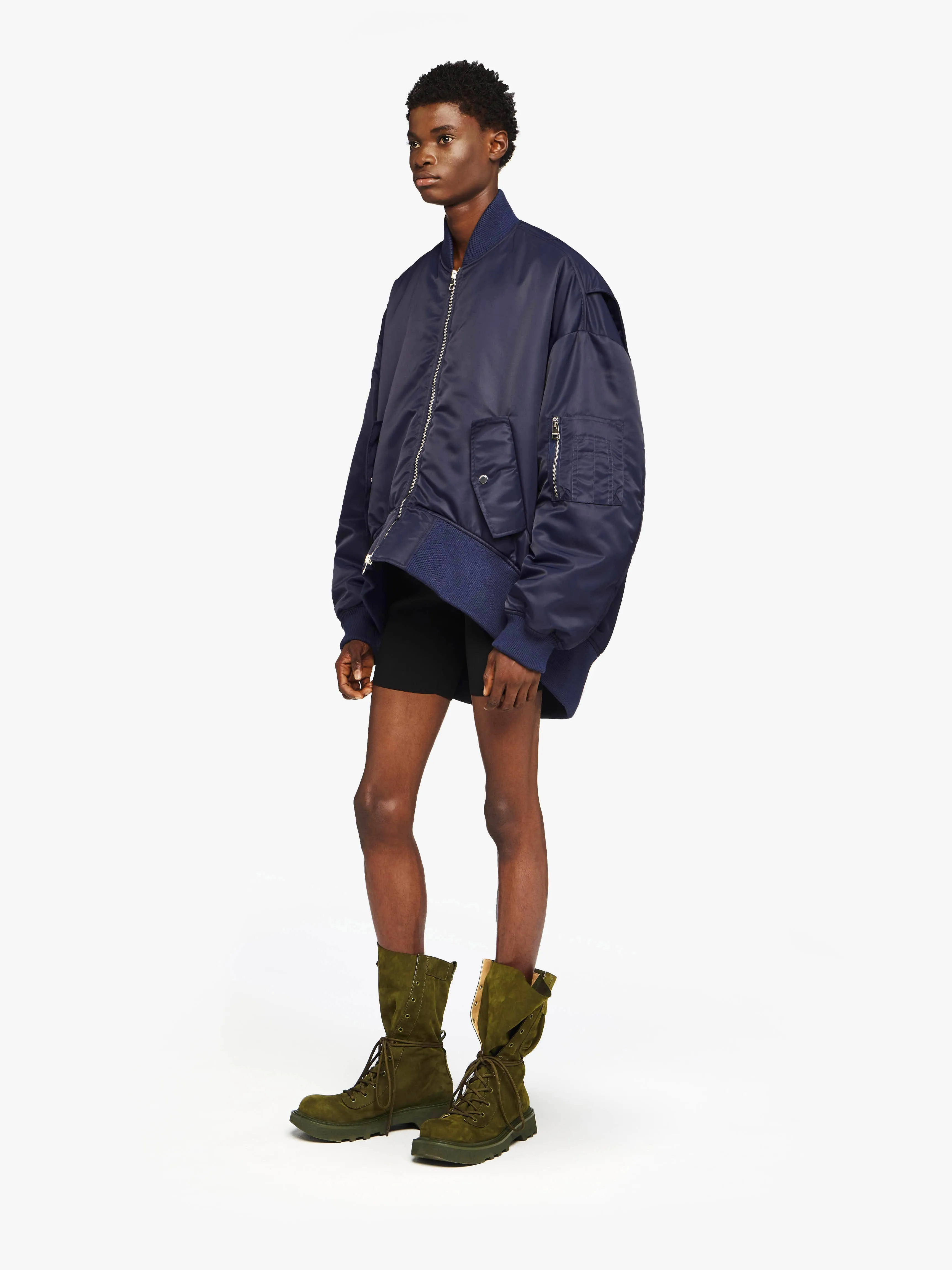 CURVED HEM OVERSIZED BOMBER JACKET sold by J.W. Anderson product image thumbnail 4