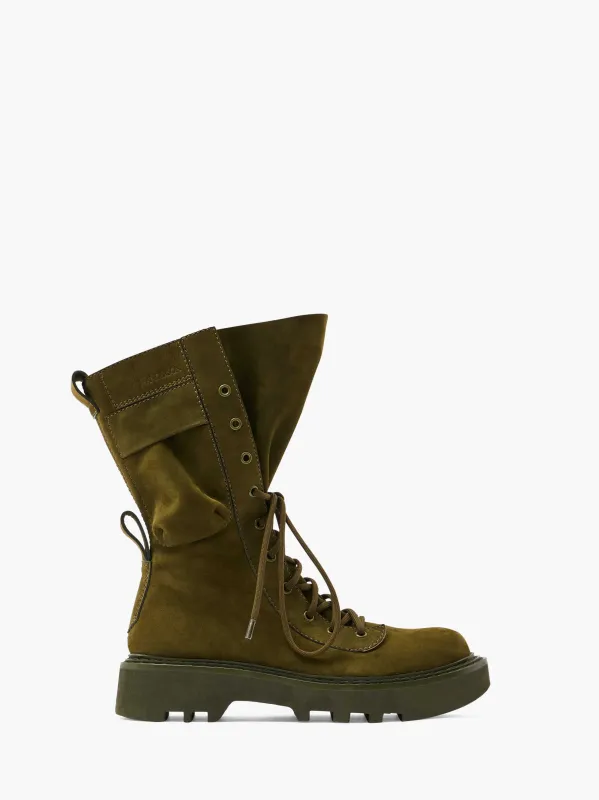 COMBAT LEATHER BOOTS sold by J.W. Anderson
