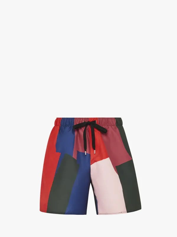 'STRIPE' PRINTED SWIM SHORTS sold by J.W. Anderson