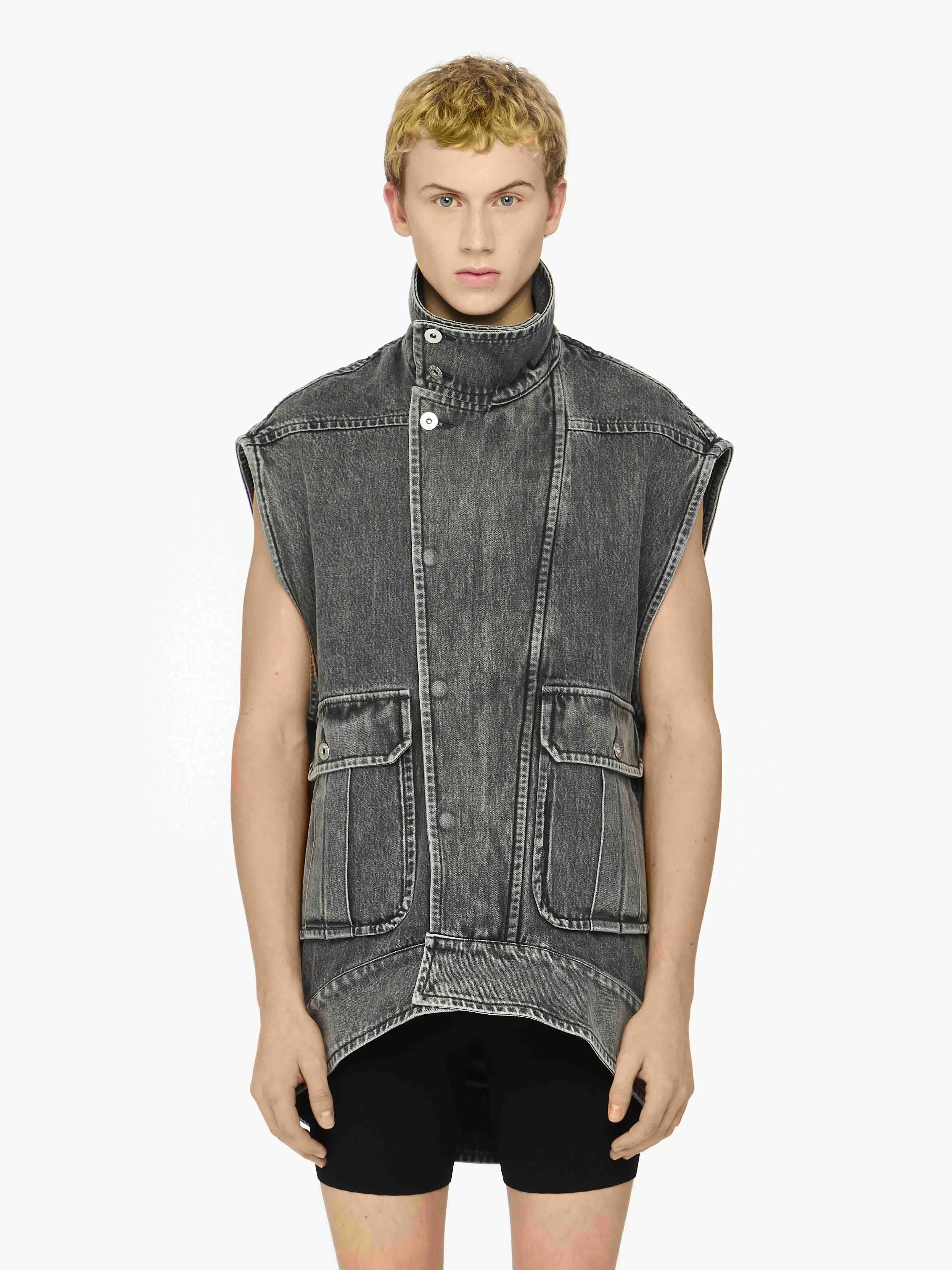 OVERSIZED SLEEVELESS HIGH NECK JACKET sold by J.W. Anderson product image thumbnail 2