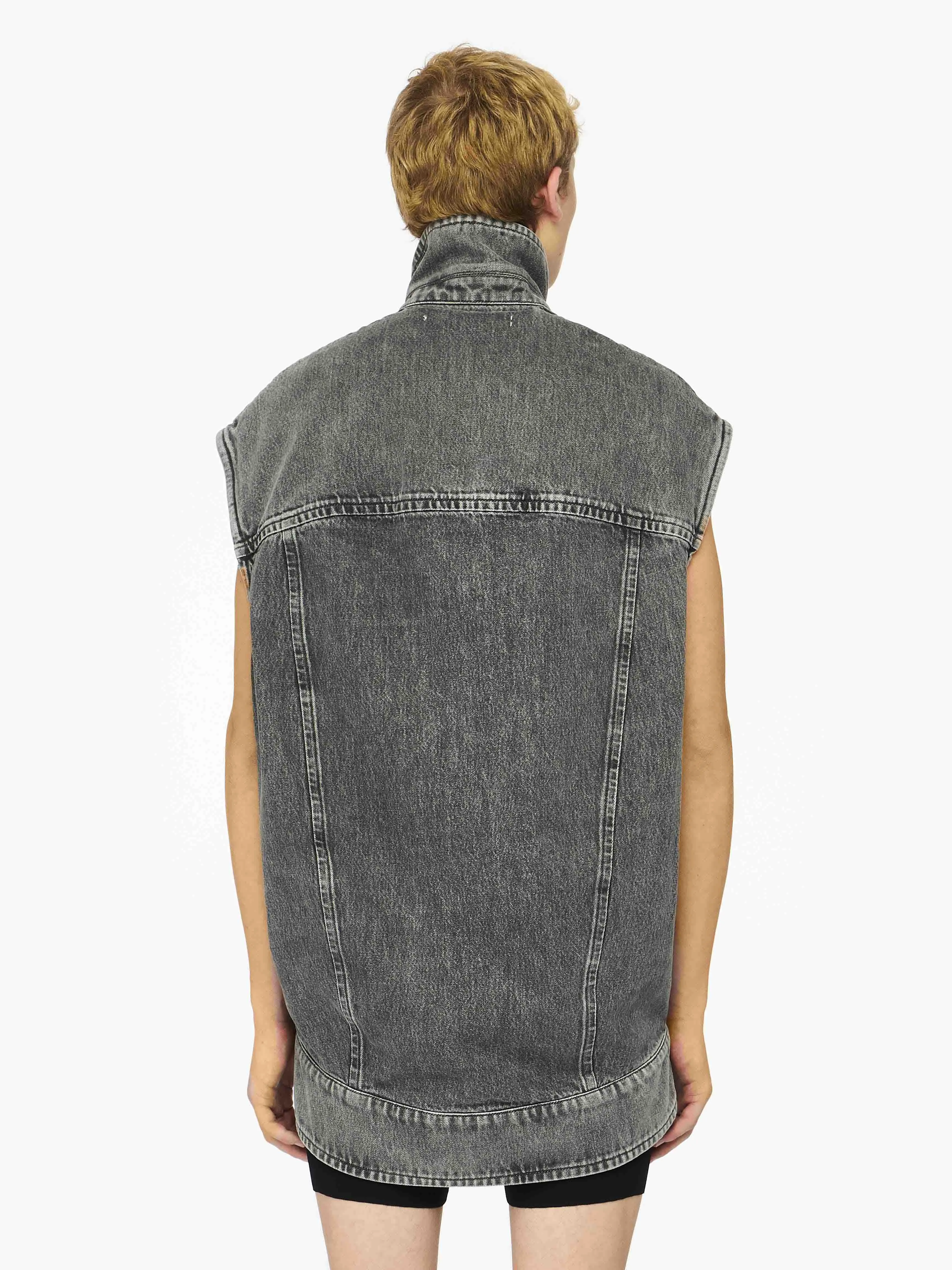 OVERSIZED SLEEVELESS HIGH NECK JACKET sold by J.W. Anderson product image thumbnail 3