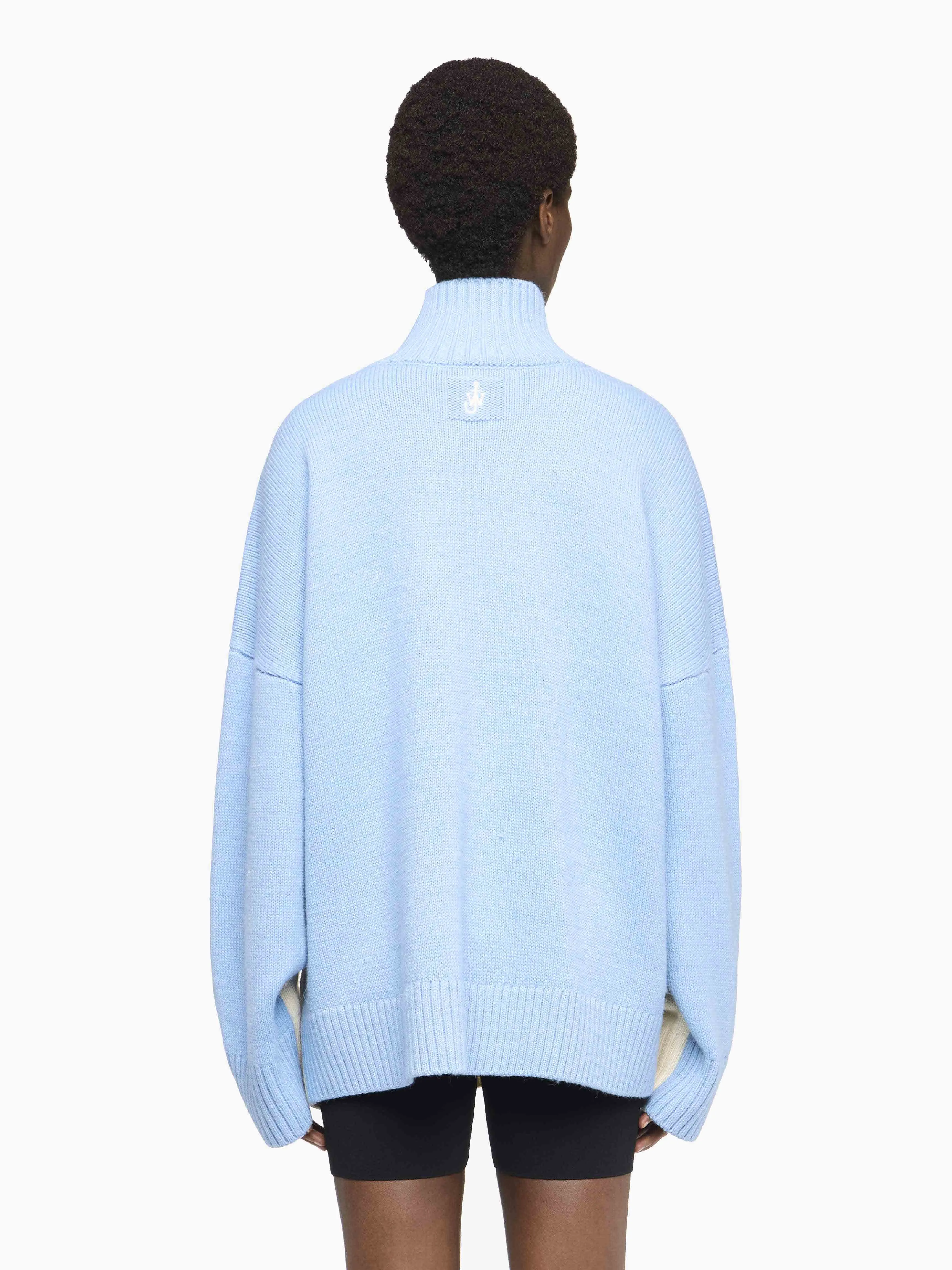 DUAL TONE - PATCH POCKET TURTLENECK SWEATER sold by J.W. Anderson product image thumbnail 3