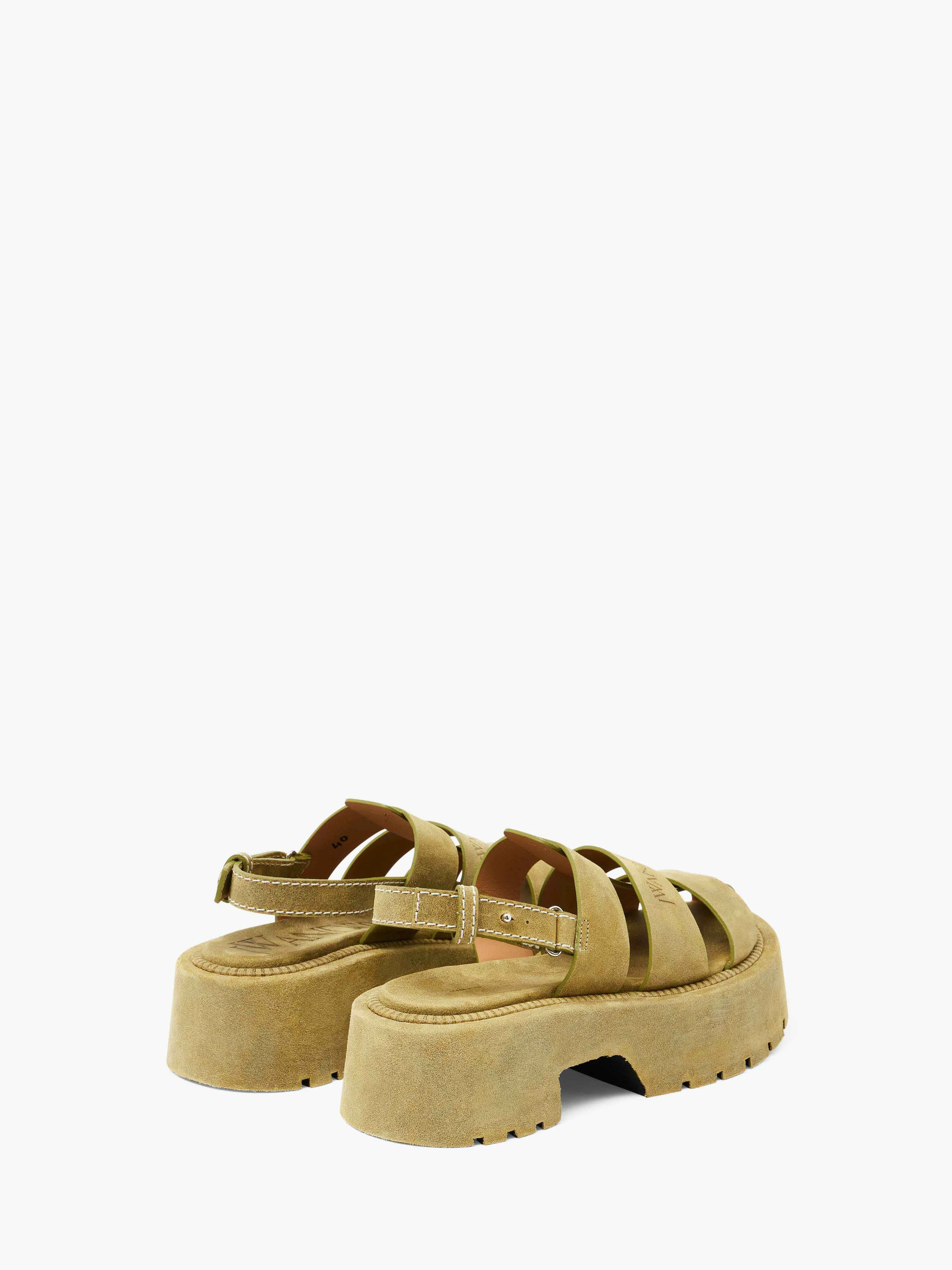 SUEDE PLATFORM FISHERMAN SANDALS sold by J.W. Anderson product image thumbnail 3