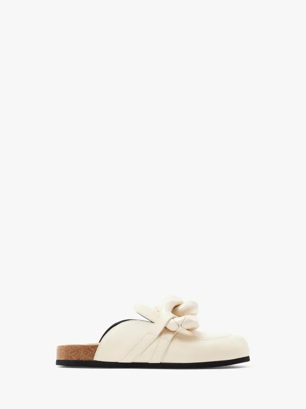 CHAIN LOAFER LEATHER MULES sold by J.W. Anderson
