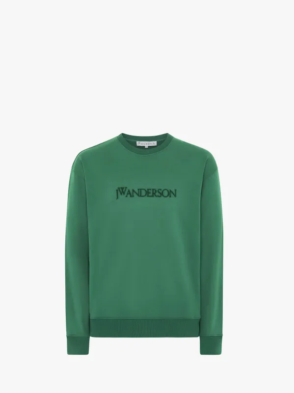 SWEATSHIRT WITH EMBROIDERED LOGO sold by J.W. Anderson