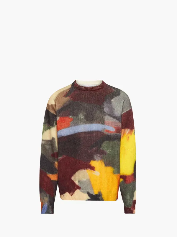 ABSTRACT' PRINTED SWEATER sold by J.W. Anderson