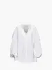 V-NECK LACE TRIM SHIRT sold by J.W. Anderson