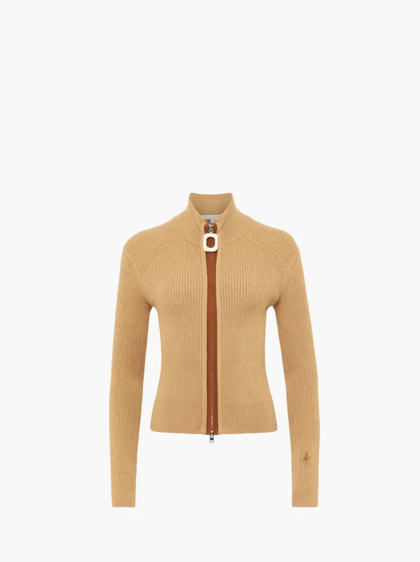 FITTED ZIP UP CARDIGAN made by J.W. Anderson