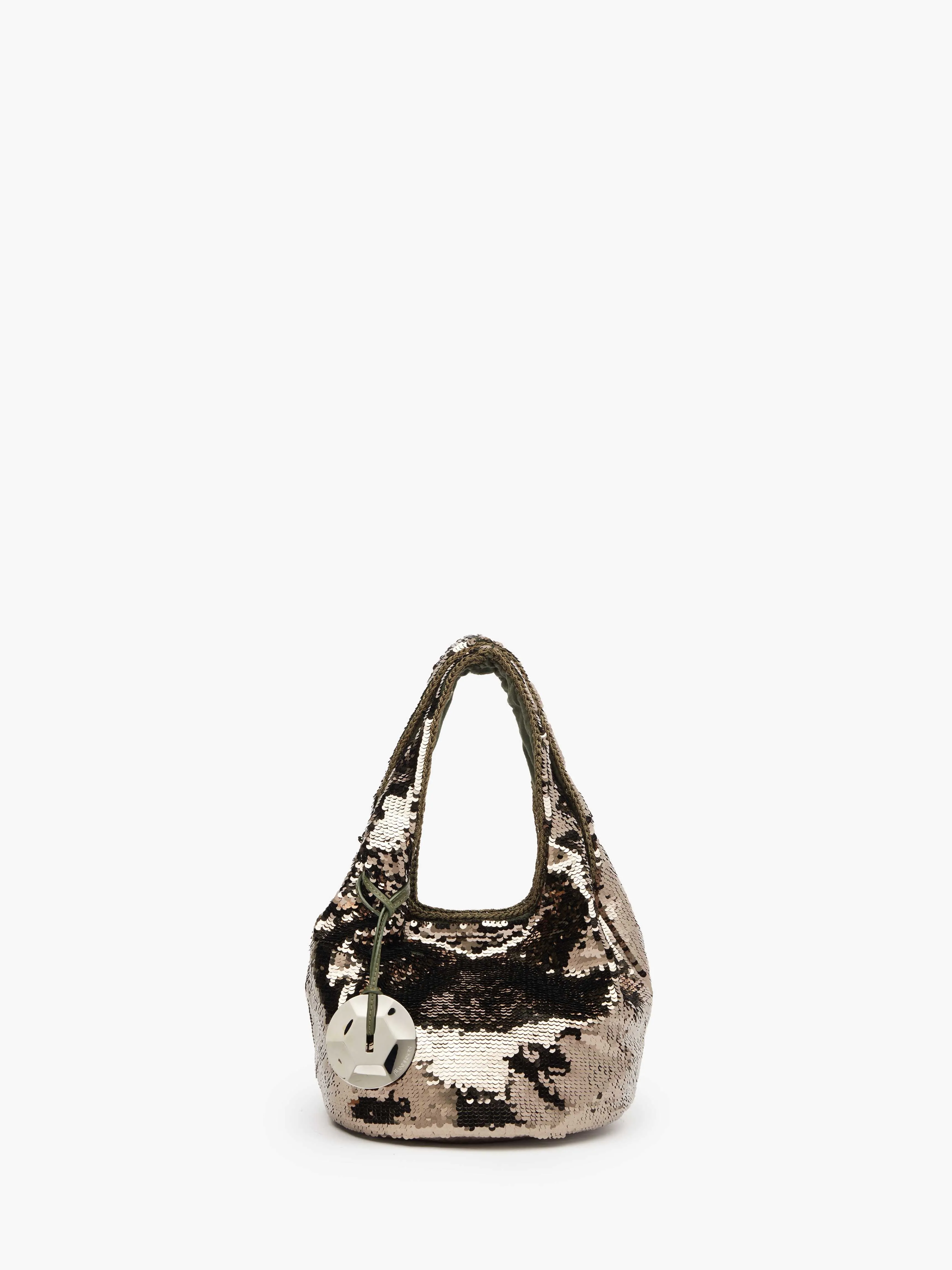 MINI SEQUIN SHOPPER WITH METALLIC CHARM - TOP HANDLE BAG sold by J.W. Anderson