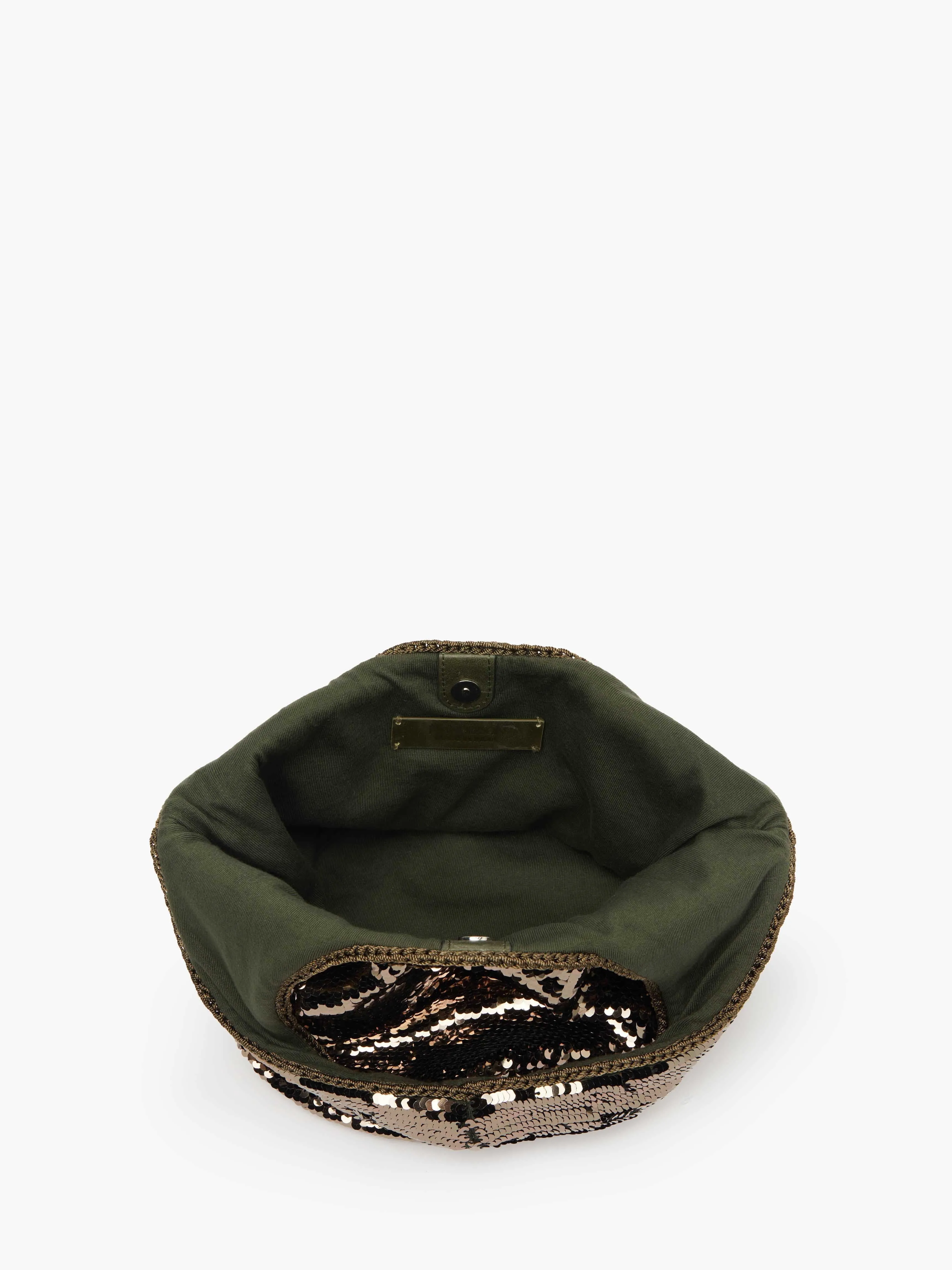 MINI SEQUIN SHOPPER WITH METALLIC CHARM - TOP HANDLE BAG sold by J.W. Anderson product image thumbnail 3