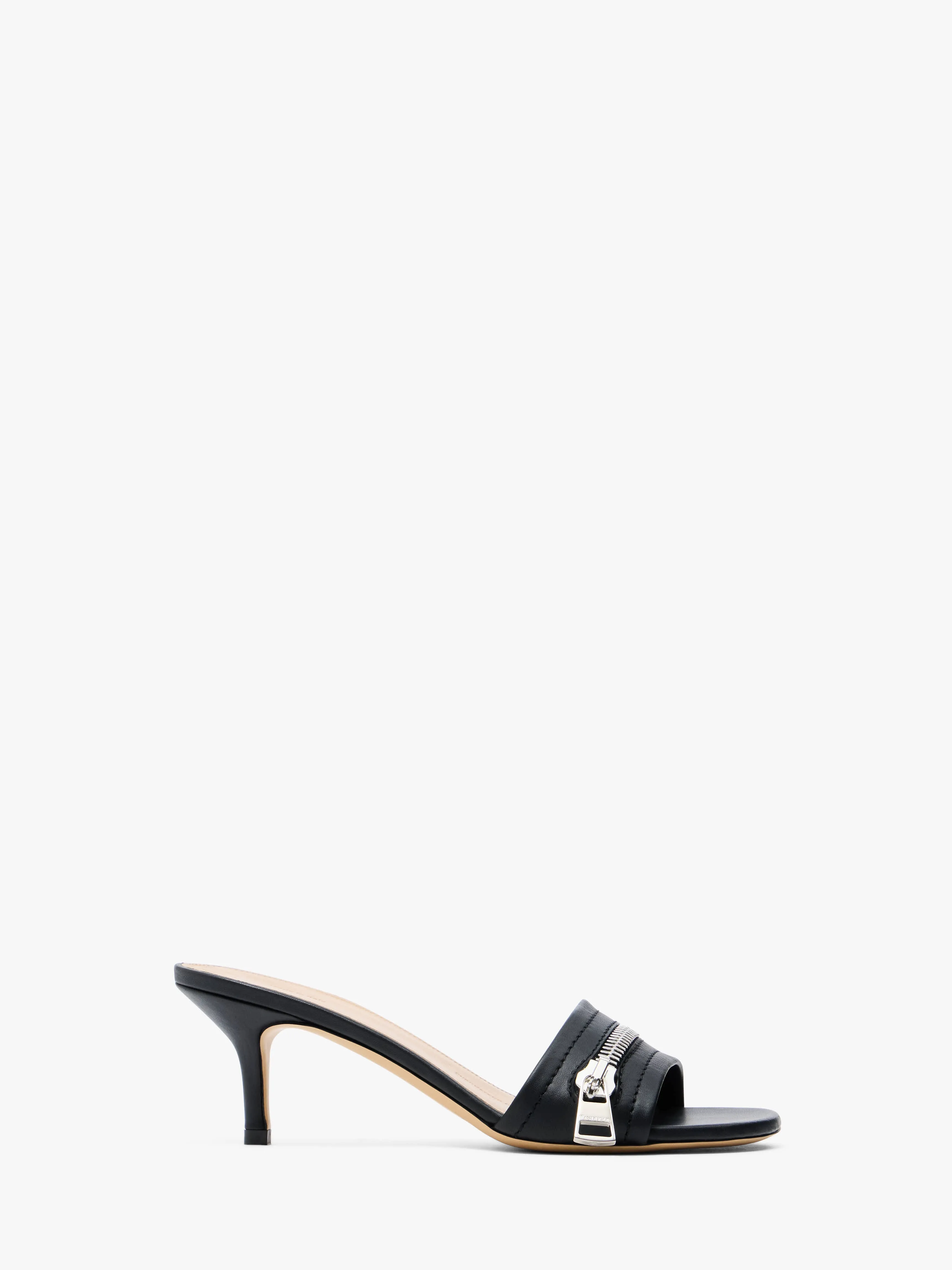LEATHER BIKER HEEL SANDAL sold by J.W. Anderson