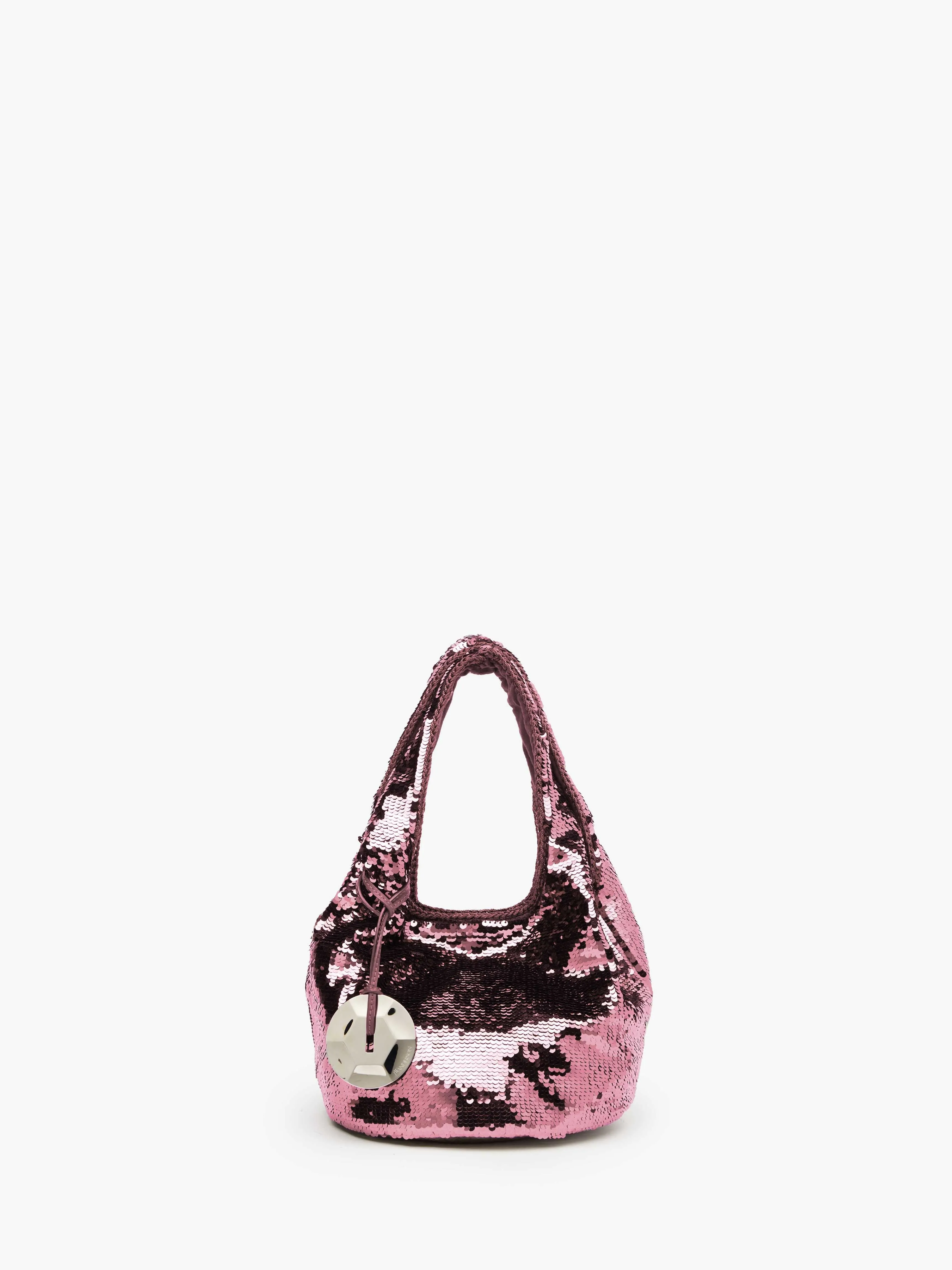 MINI SEQUIN SHOPPER WITH METALLIC CHARM - TOP HANDLE BAG sold by J.W. Anderson