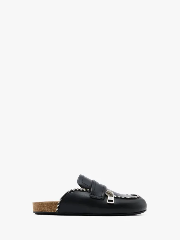 LEATHER BIKER LOAFER MULES sold by J.W. Anderson