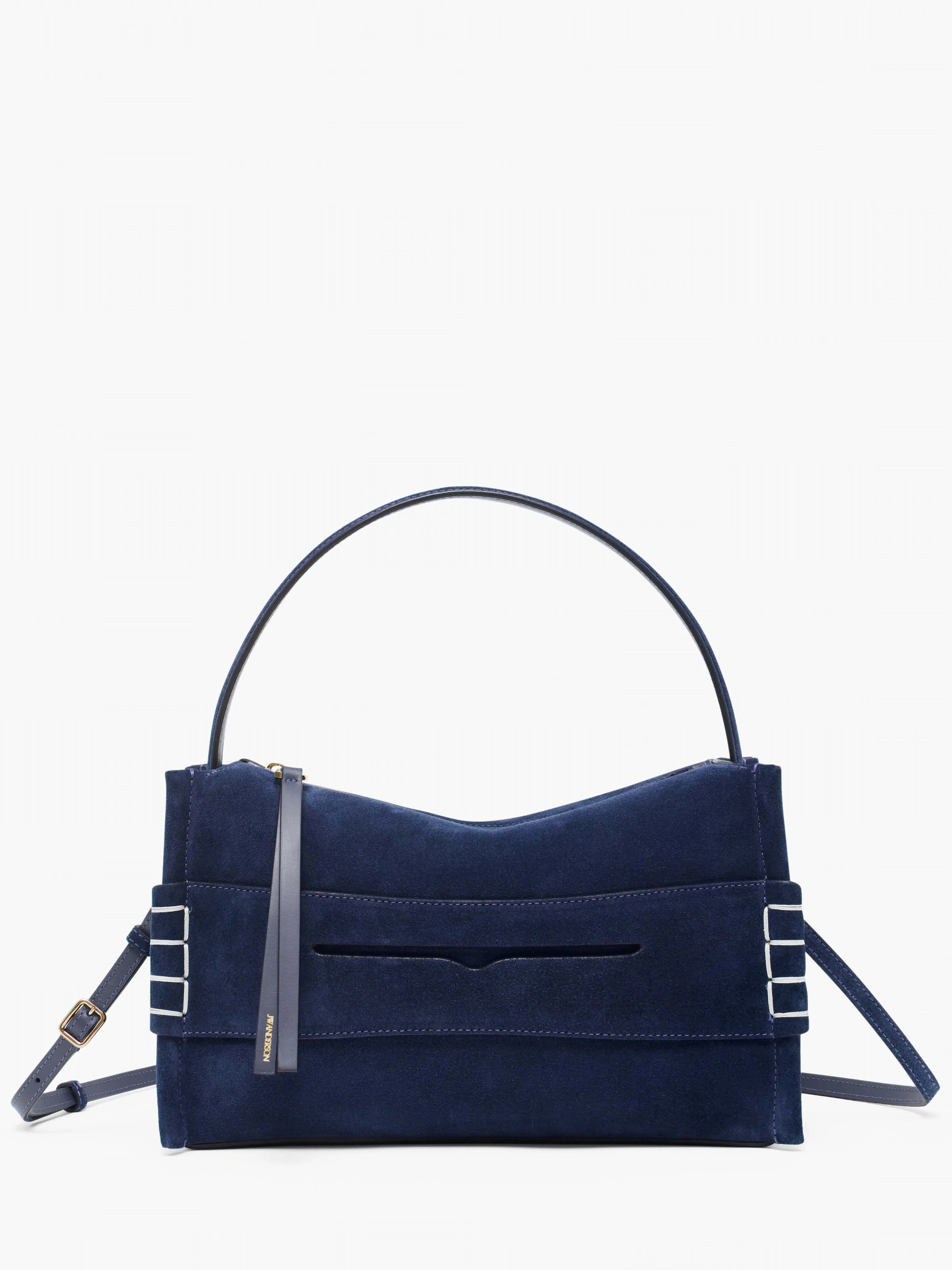 MEDIUM LOAFER BAG - SUEDE SHOULDER BAG sold by J.W. Anderson