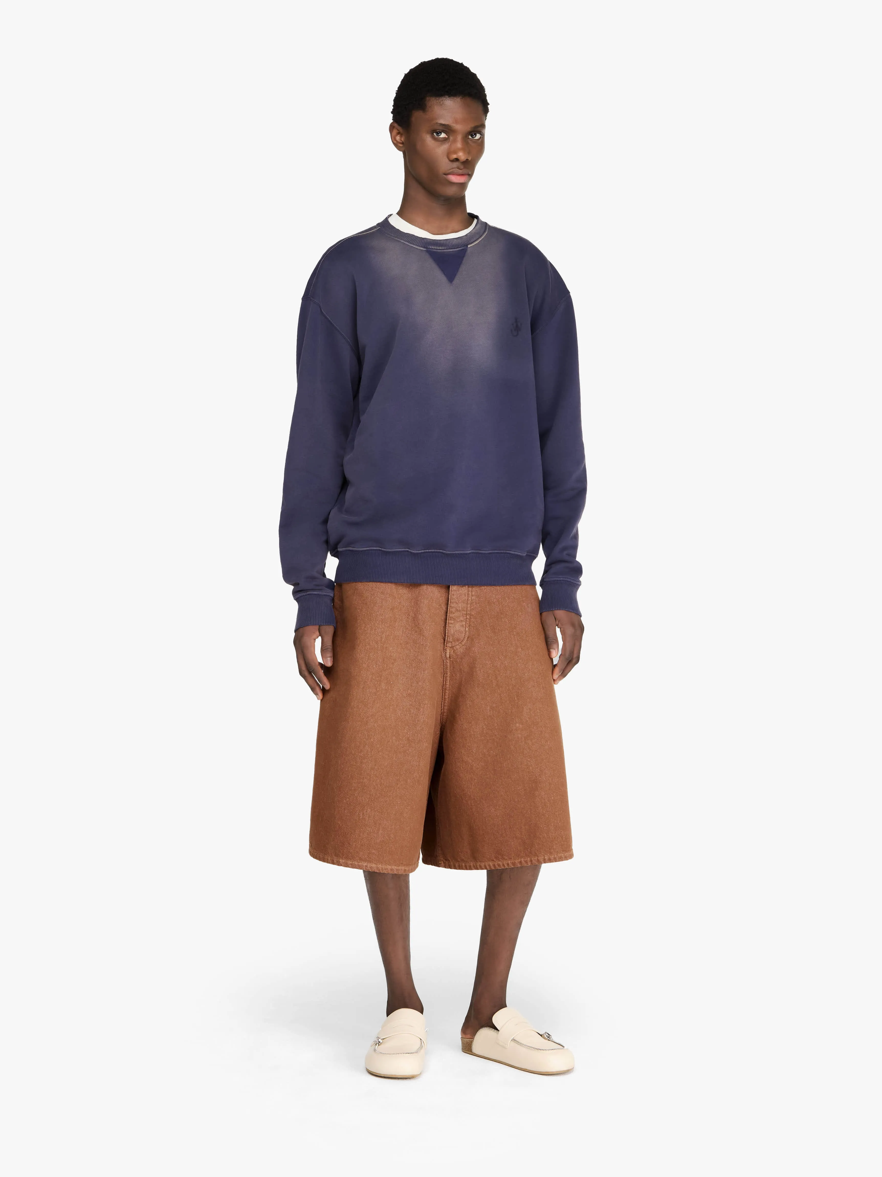 AGED DENIM SHORTS sold by J.W. Anderson product image thumbnail 2