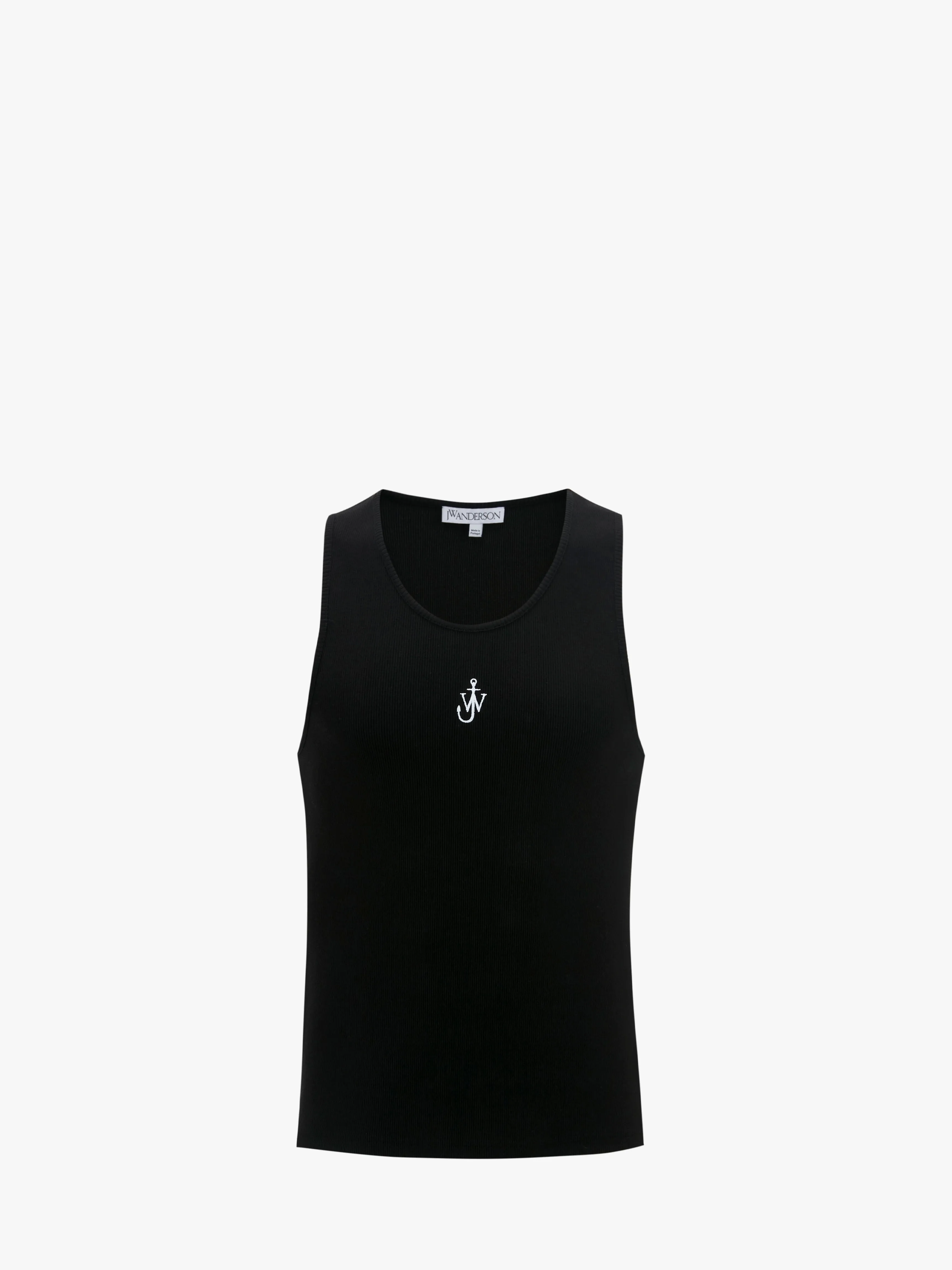 TANK TOP WITH ANCHOR LOGO EMBROIDERY sold by J.W. Anderson