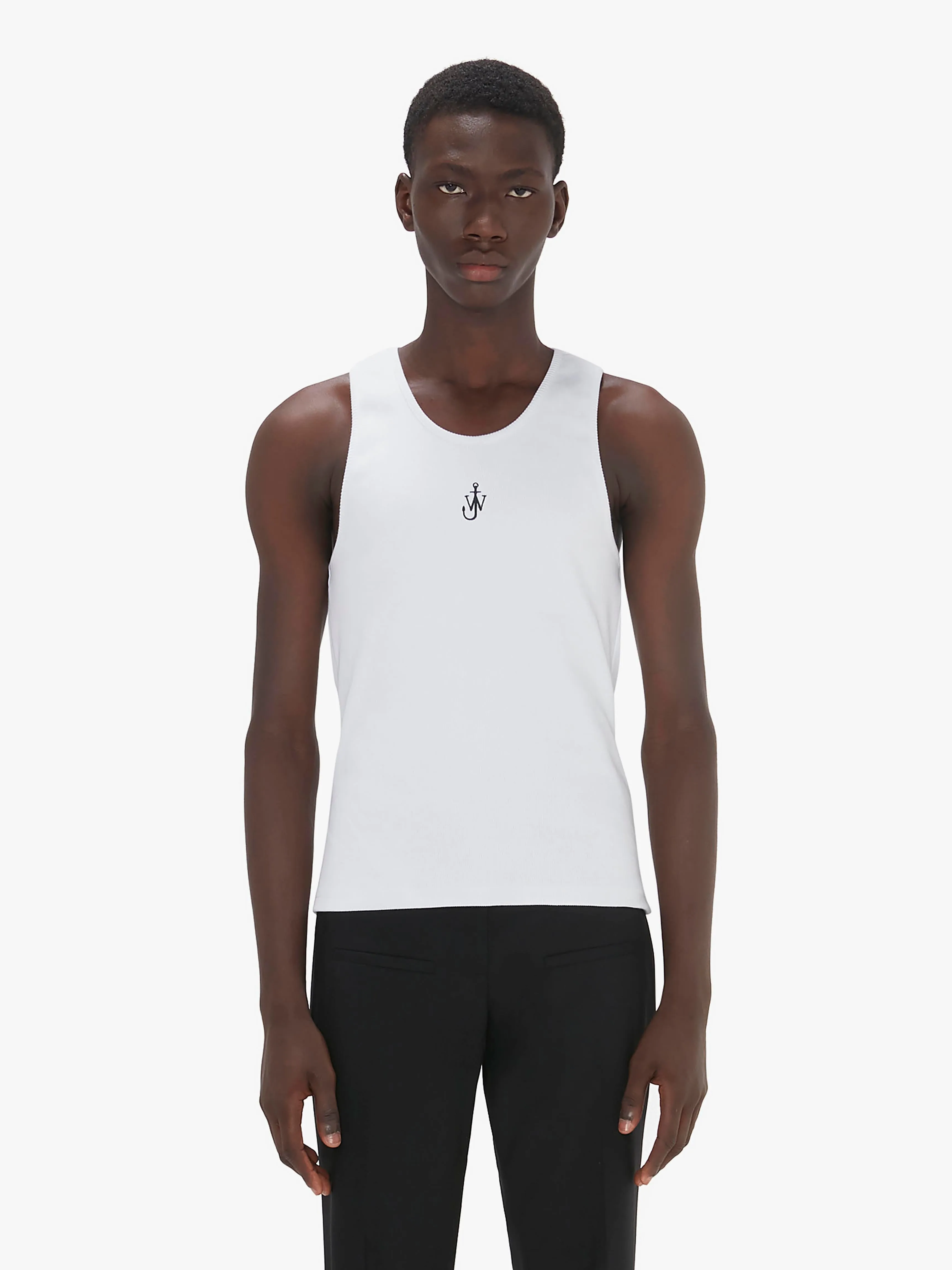 TANK TOP WITH ANCHOR LOGO EMBROIDERY sold by J.W. Anderson product image thumbnail 2