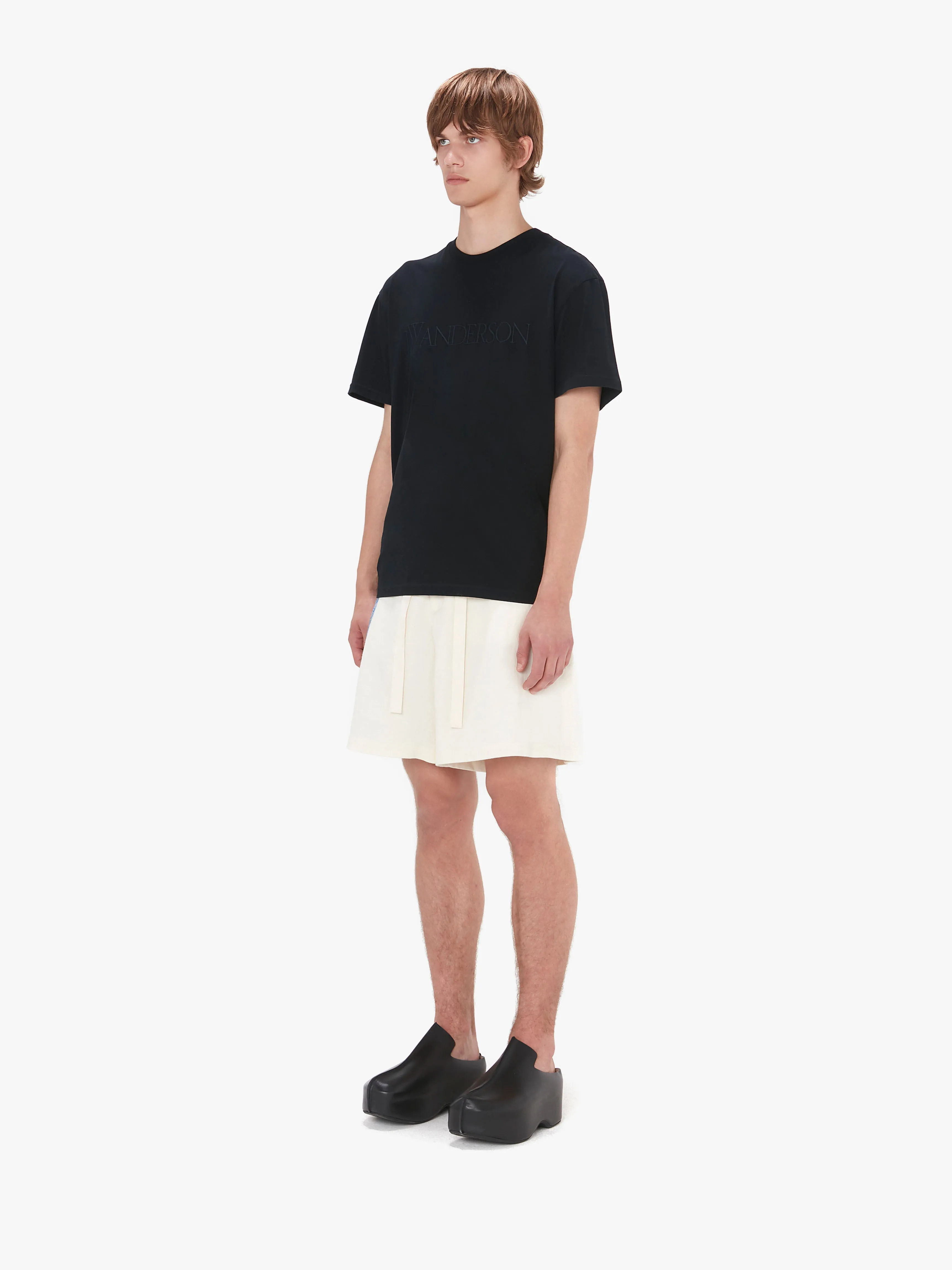 T-SHIRT WITH LOGO EMBROIDERY sold by J.W. Anderson product image thumbnail 4