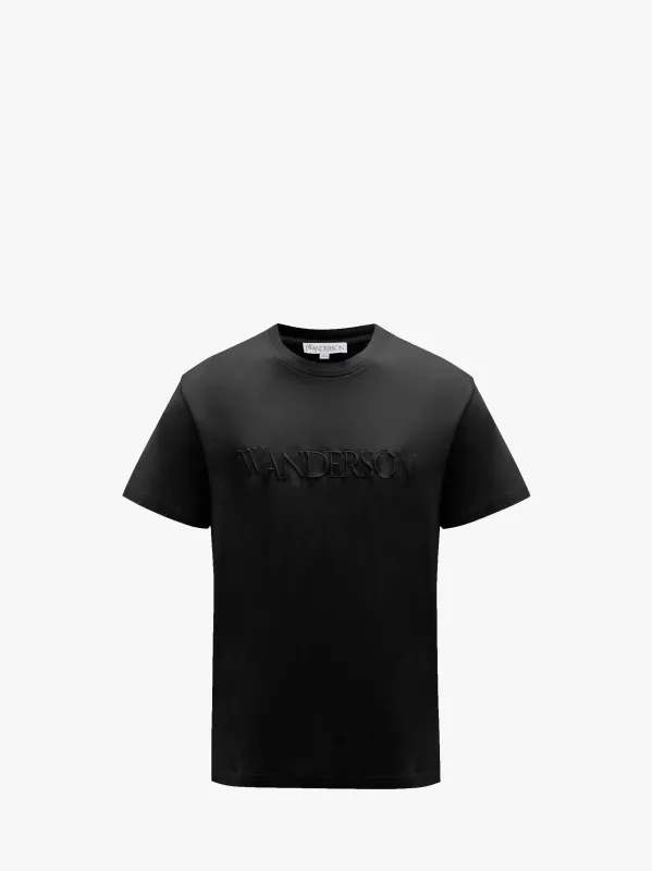 T-SHIRT WITH LOGO EMBROIDERY sold by J.W. Anderson